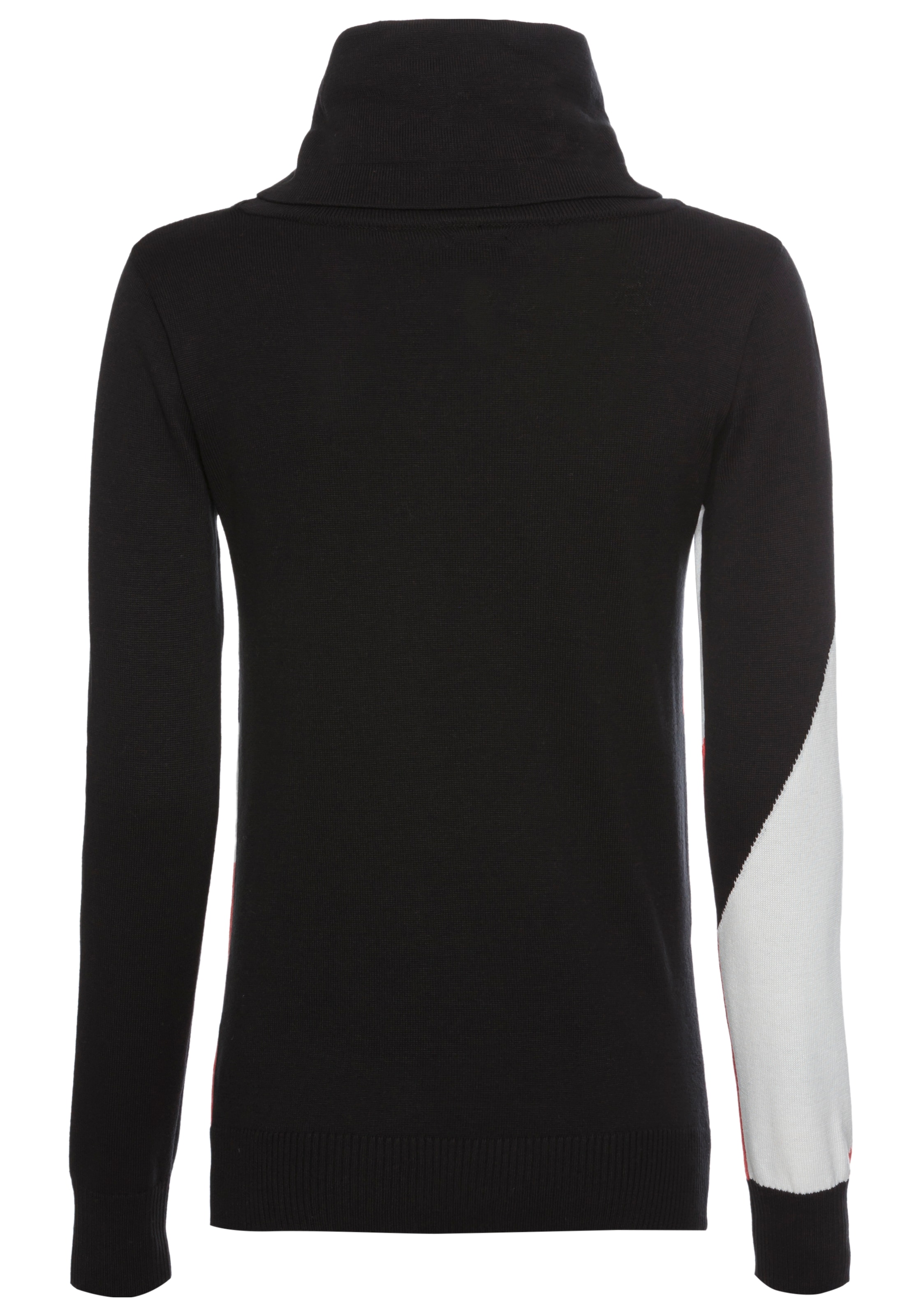 Laura Scott Strickpullover, mit Rollkragen und Colorblock Design