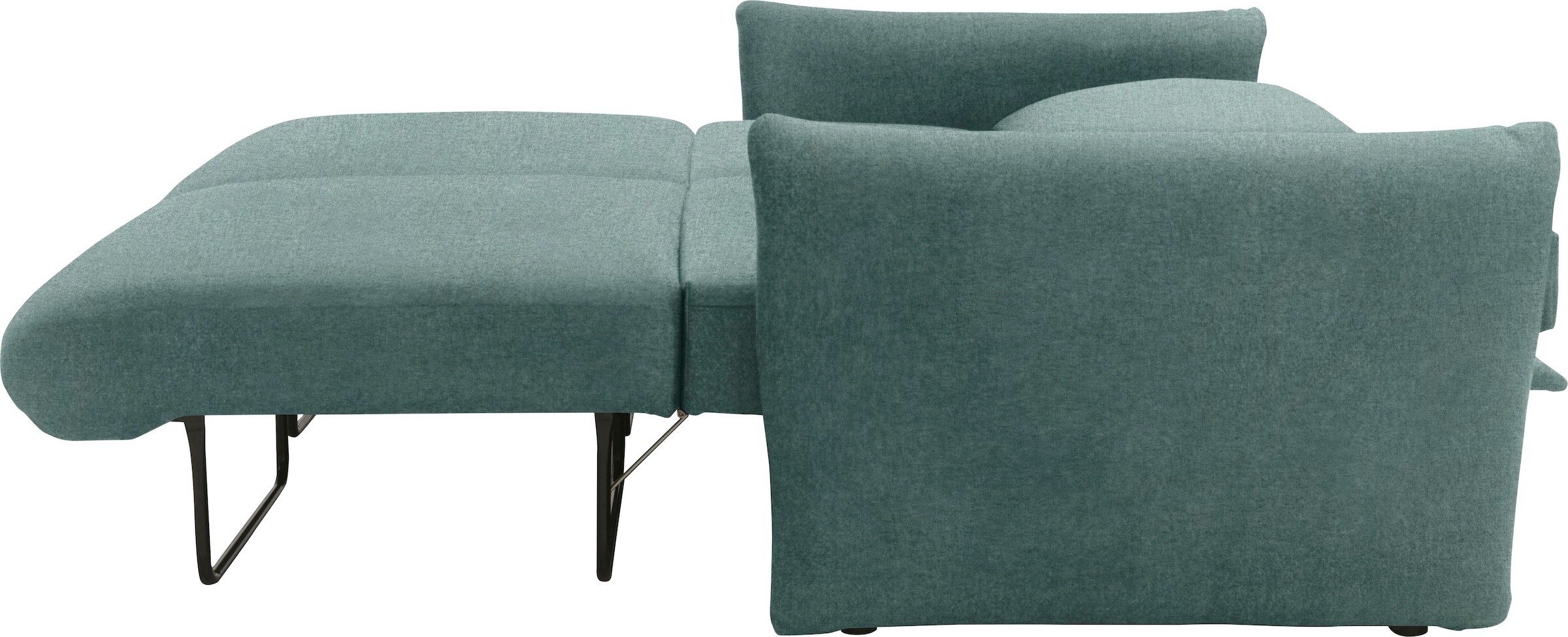 DOMO collection Schlafsofa »700023 Schlaffunktion, Federkern, 2-Sitzer, stabile Liegefläche«, Sitzflächen einzeln ausklappbar zum Schlafen, Relaxen und Entspannen