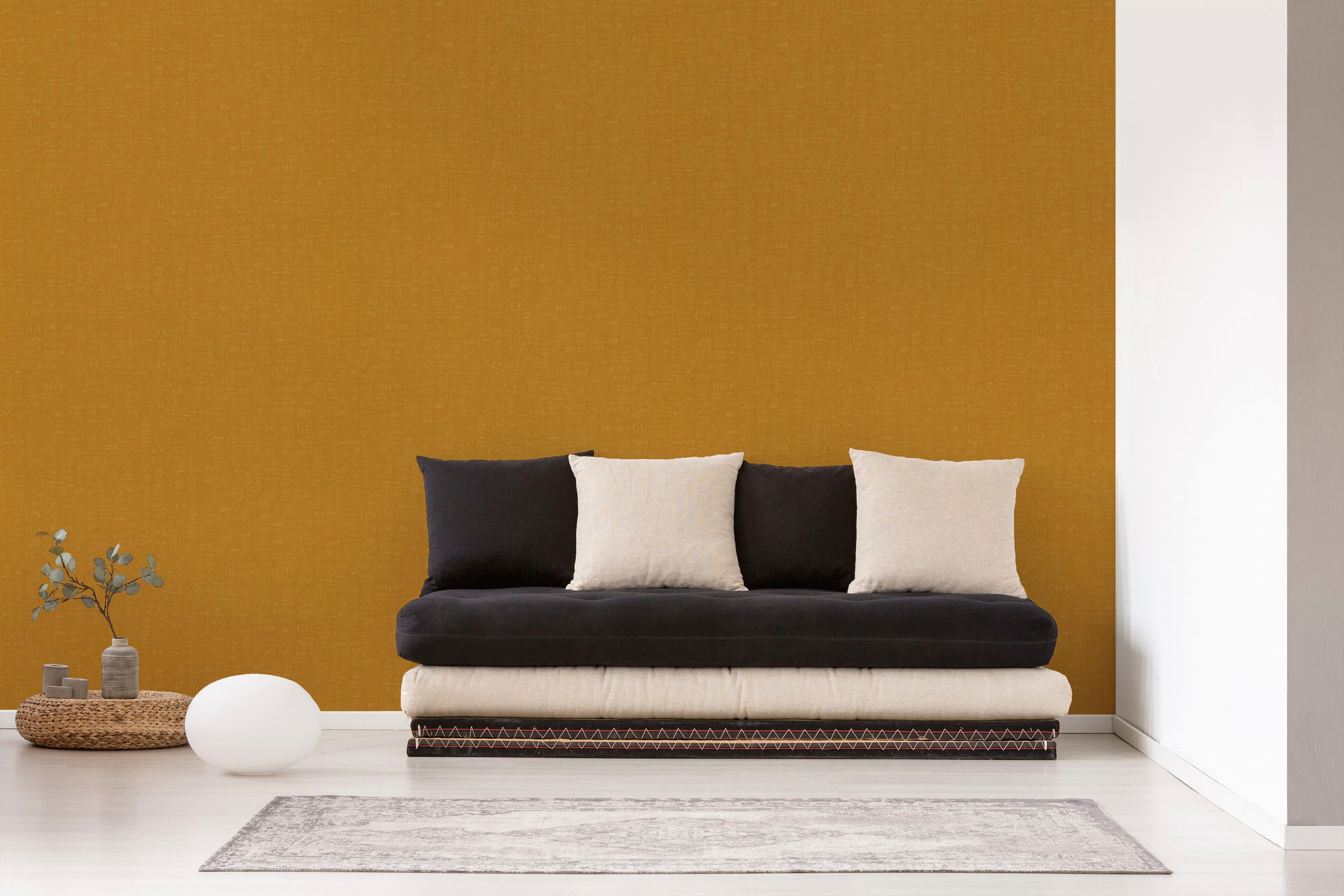 A.S. Création Vliestapete »Nara Einfarbig«, matt-gemustert-neutral, Unitapete Tapeten Wohnzimmer Schlafzimmer Küche modern Flur Design