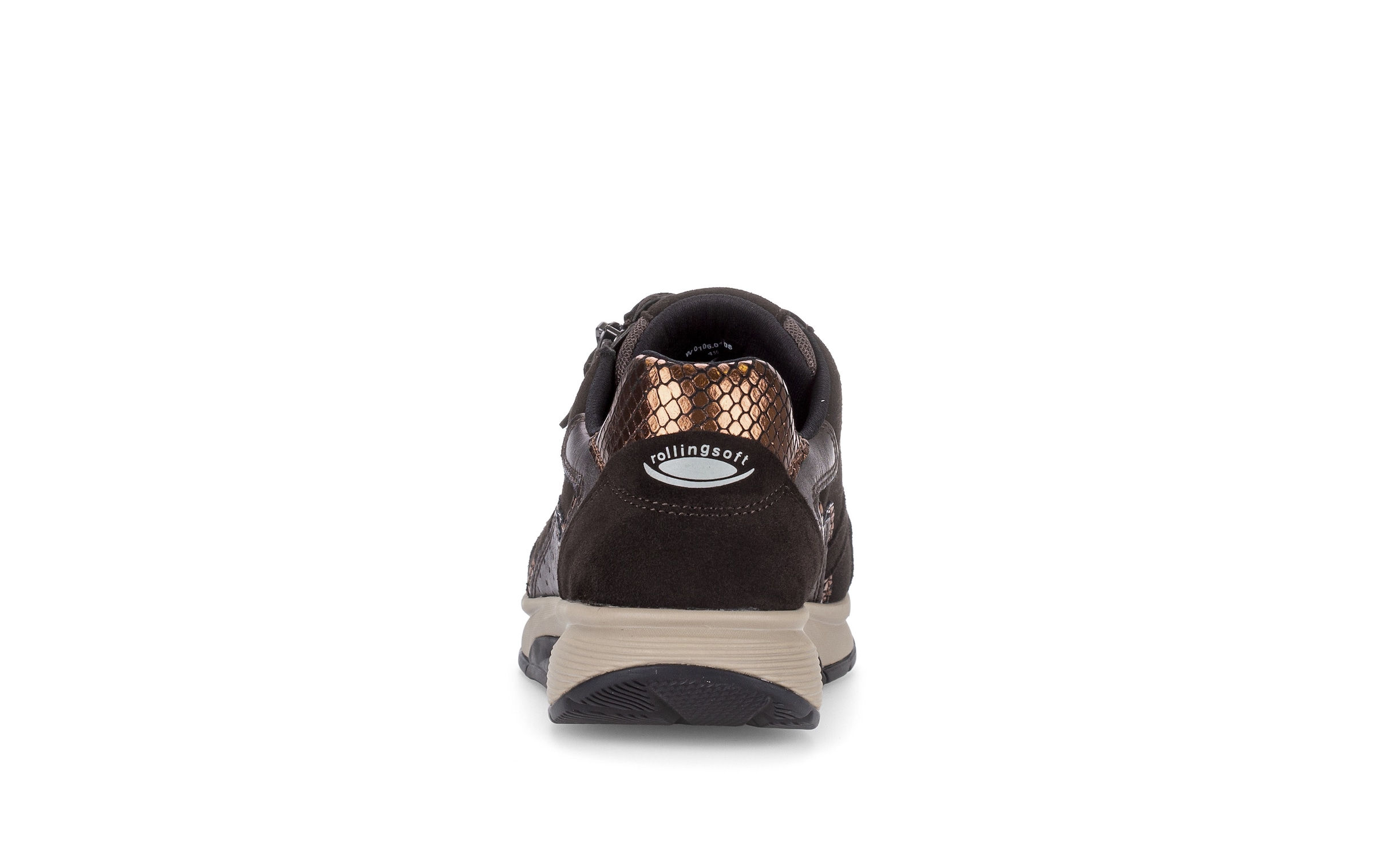 rollingsoft Keilsneaker  Halbschuh, Schnürer mit Kontrastbesätzen