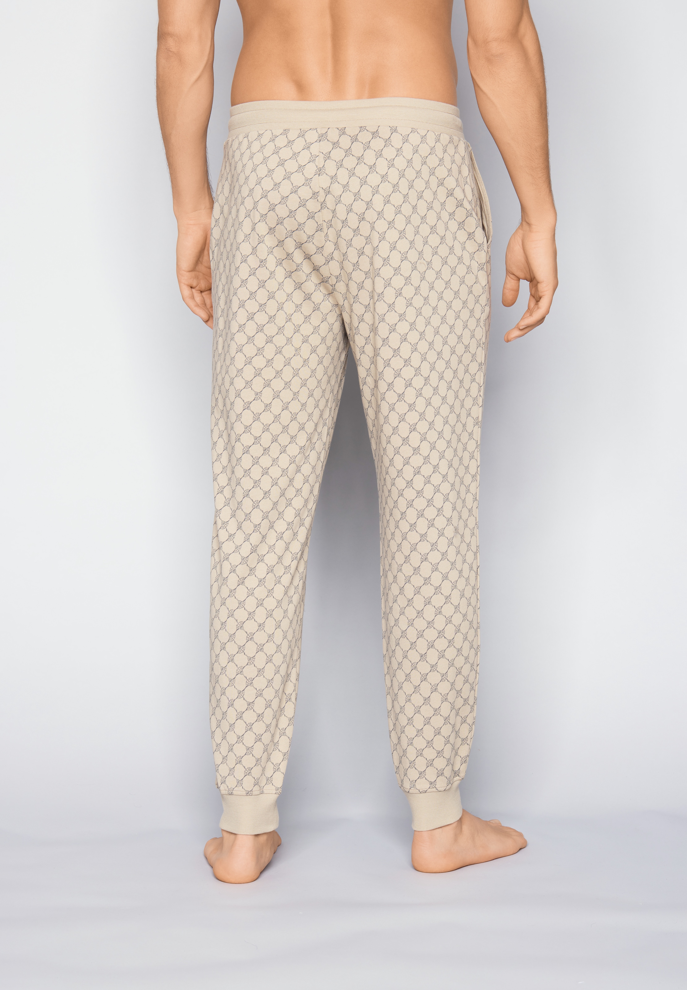 JOOP! Pyjamahose »Leisure«  mit Cornflower-Print, seitlichen Taschen und Bindeband