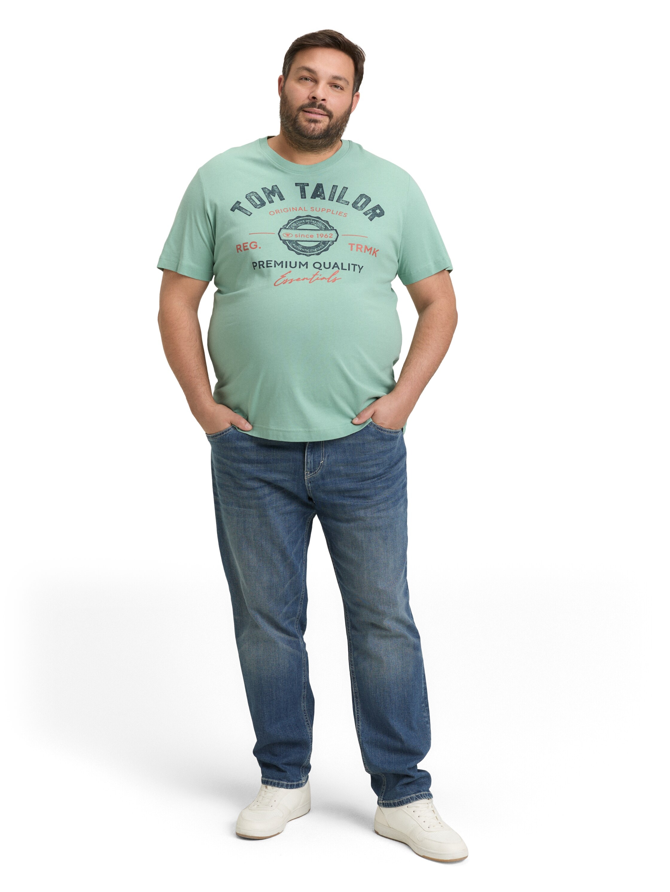 TOM TAILOR PLUS T-Shirt mit Logo-Print