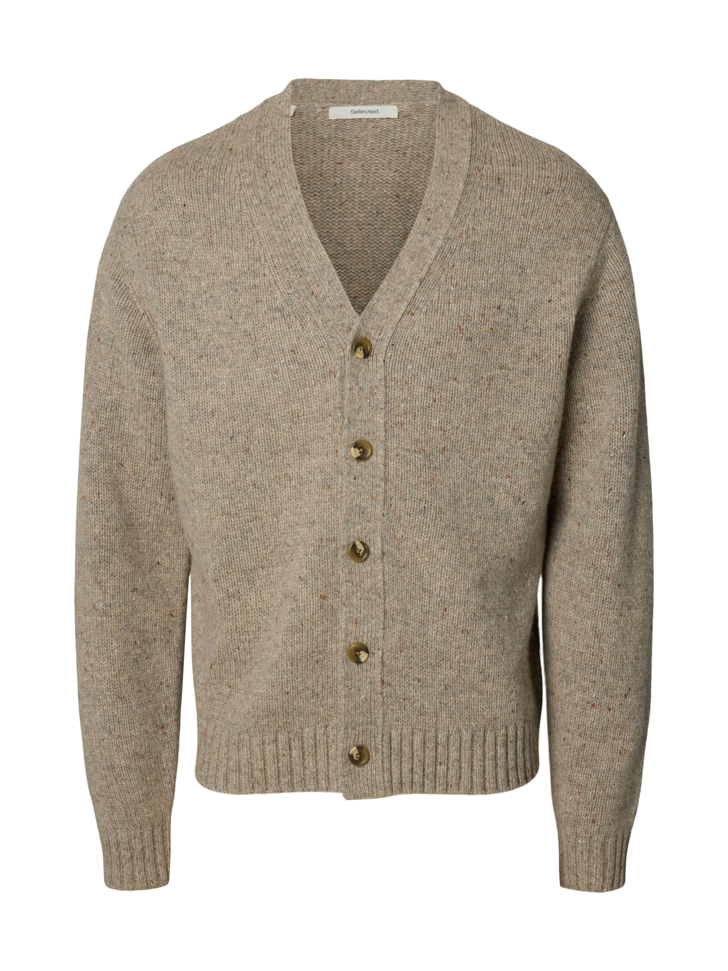 SELECTED Strickjacke »SLMCODY LS KNIT CARDIGAN NOOS« Wollmischung, regular fit