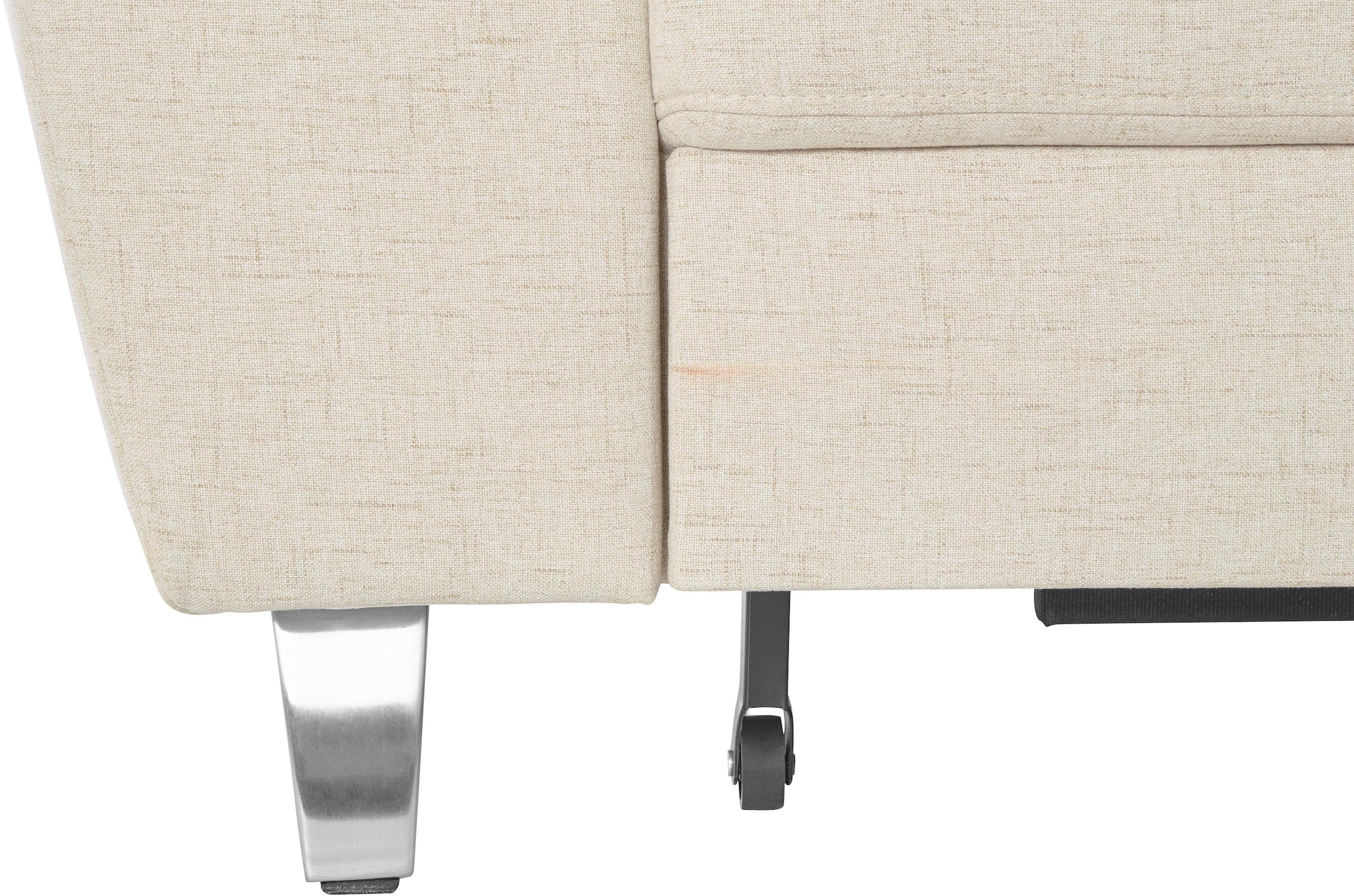 sit&more Ecksofa »Sorano L-Form«, wahlweise mit Bettfunktion und Bettkasten