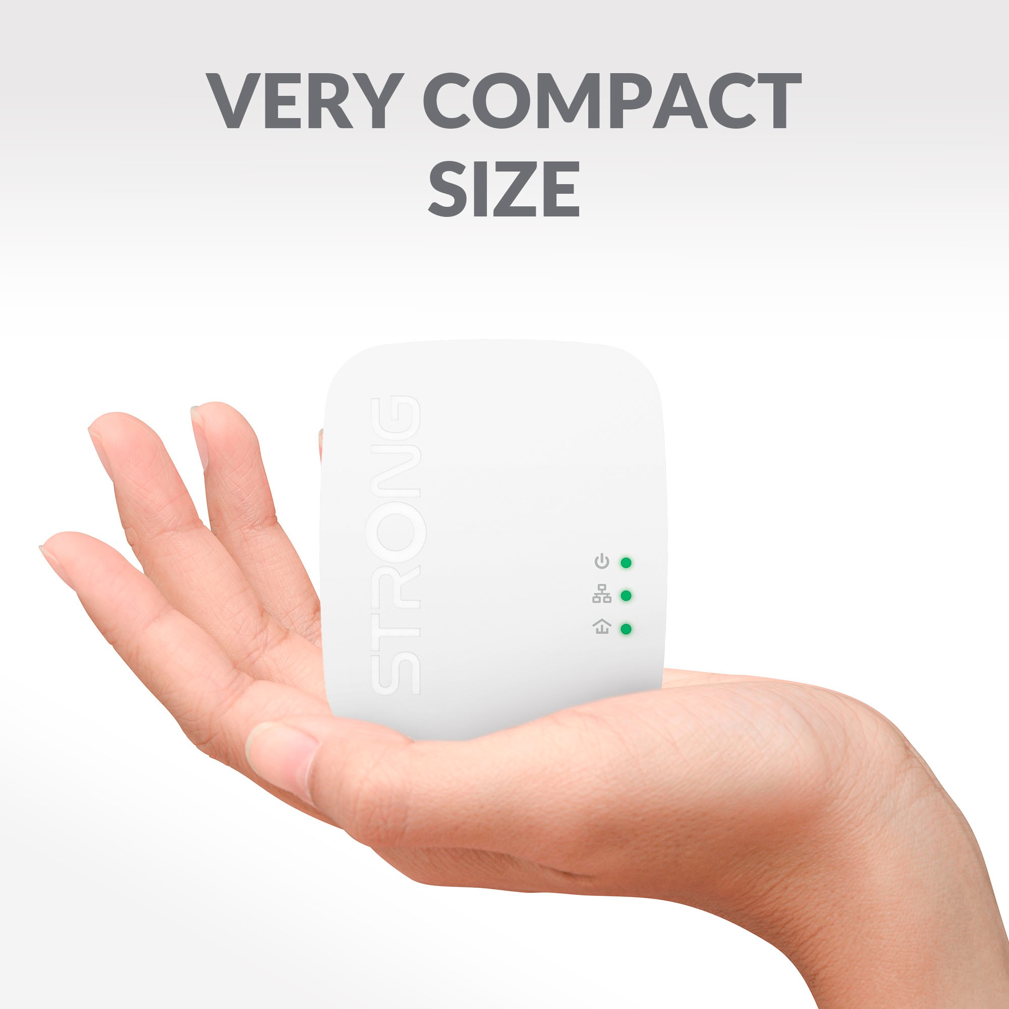 Strong Reichweitenverstärker »Powerline MINI WiFi 1000 Mbit/s Set (2 Einheiten)«, (2 St.)