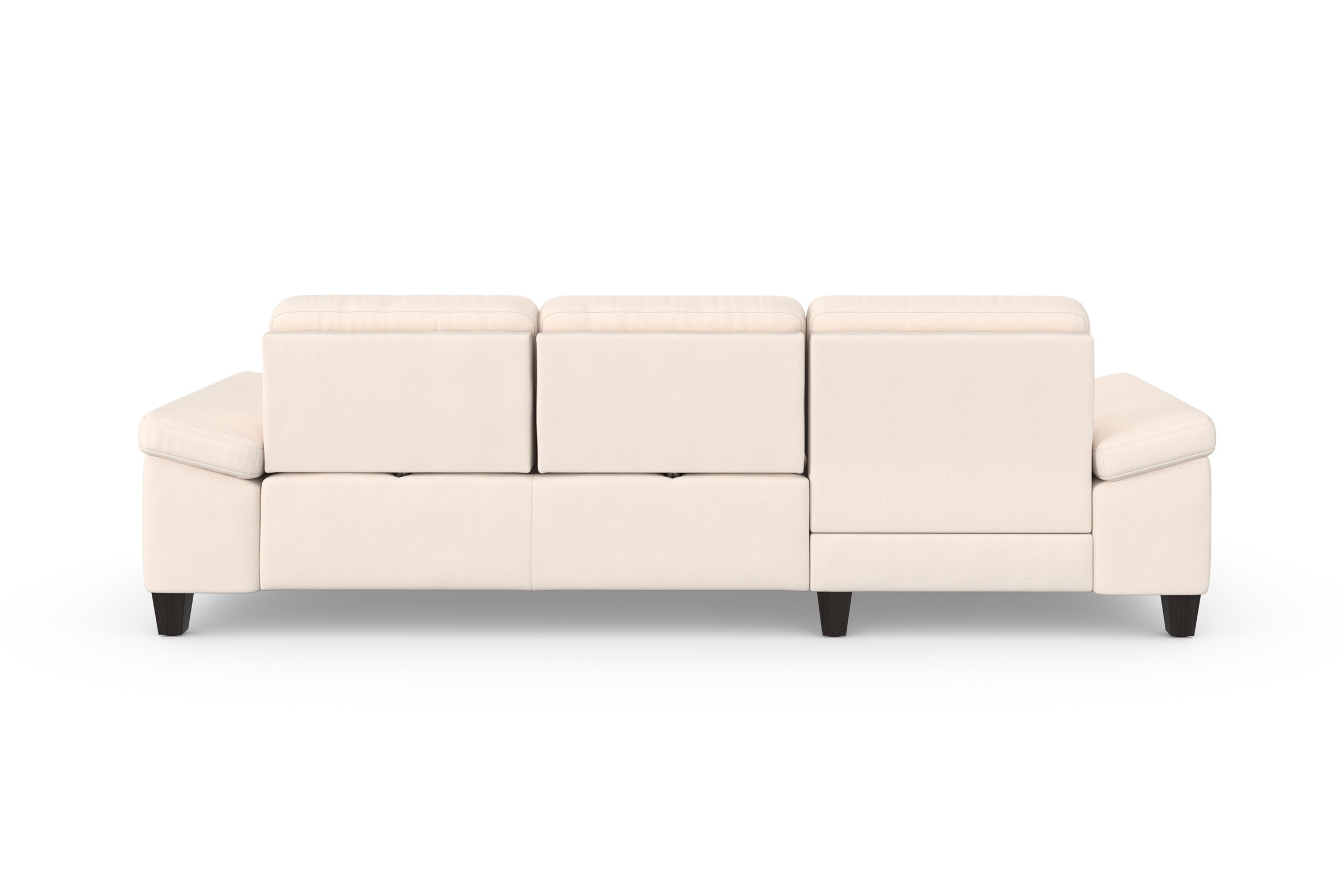 sit&more Ecksofa »Westham L-Form«, Recamiere, mit oder ohne Bettfunktion, Bettkasten, Füße wengefarben