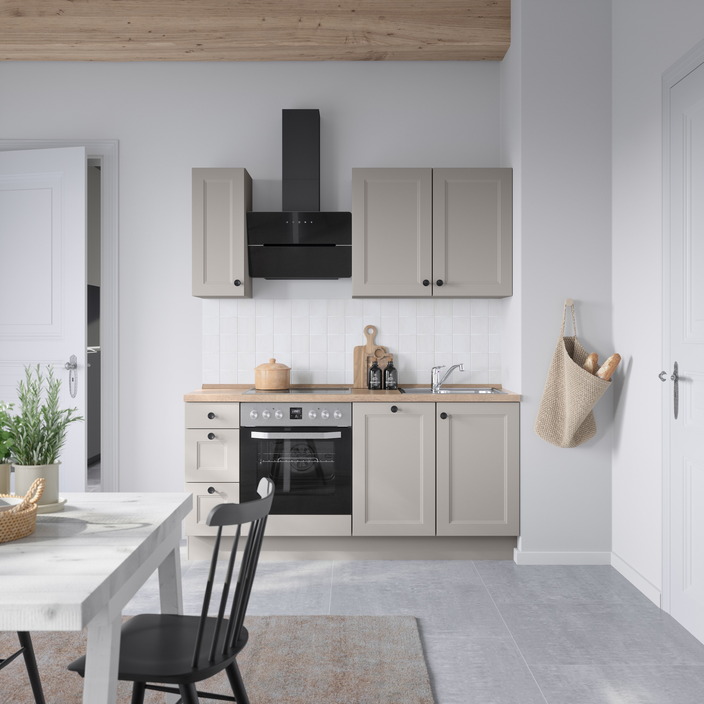 nobilia® Küchenzeile »"Cascada II"«, vormontiert, Ausrichtung wählbar, Breite 180 cm, wahlw. mit E-Geräten
