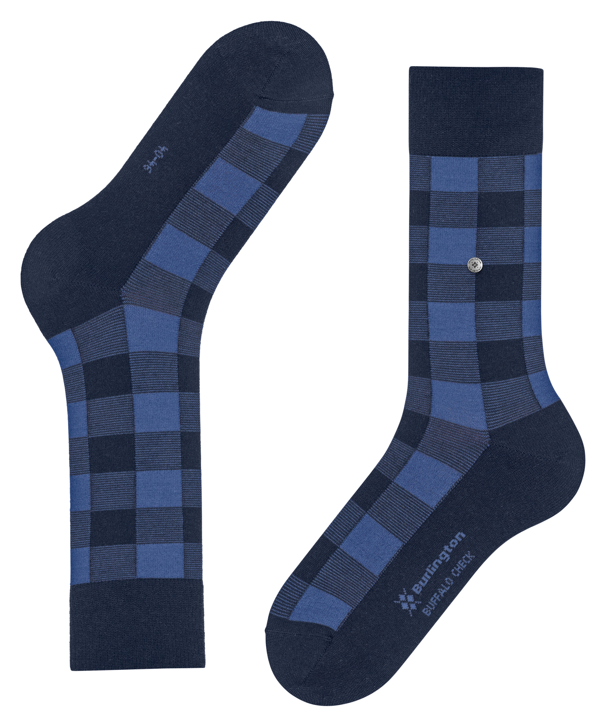 Burlington Socken »Buffalo Check« Einheitsgröße 40-46, wärmende Wollmischung, Holzfäller-Karo