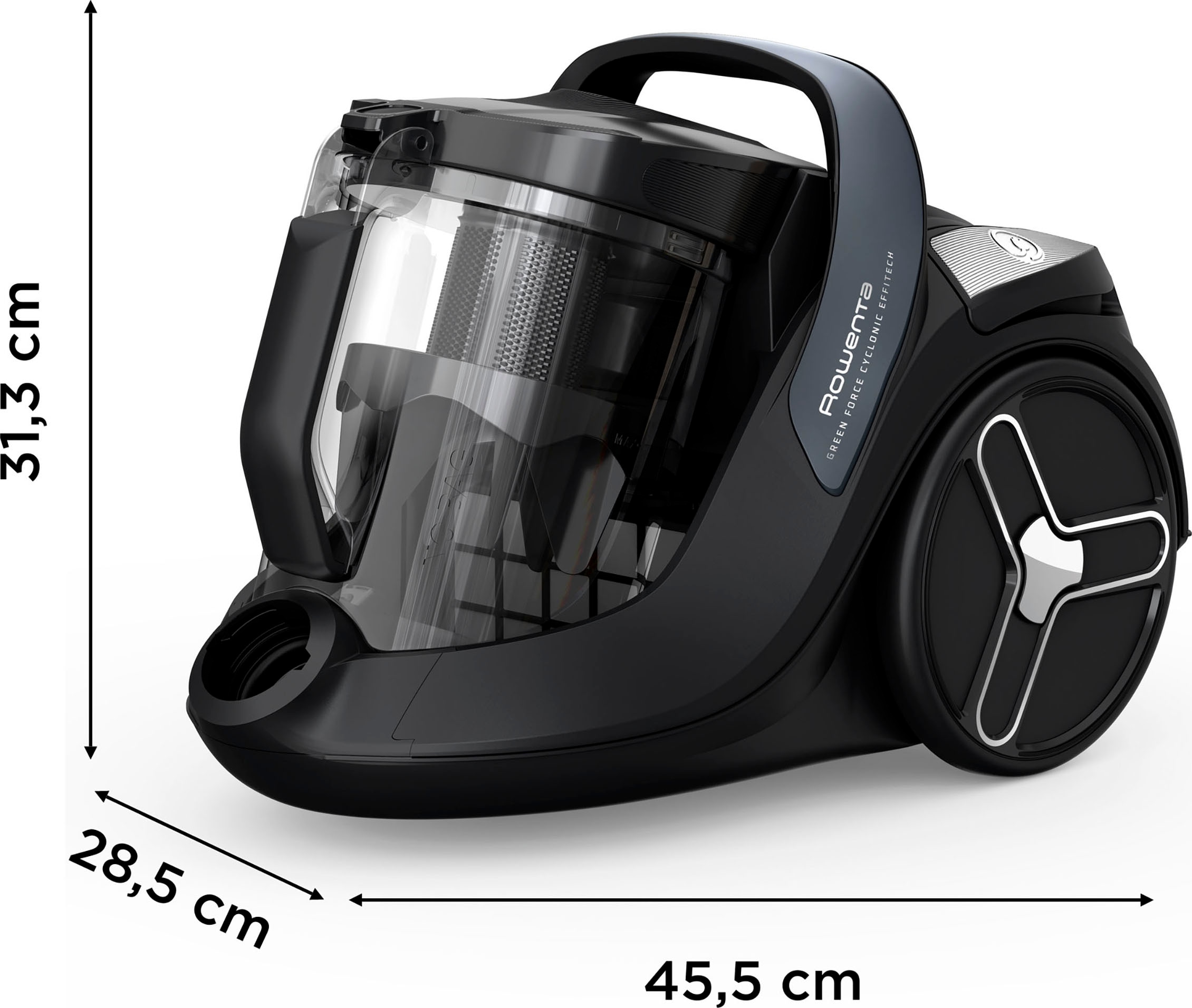 Rowenta Bodenstaubsauger »Rowenta RO7C36 Green Force Cyclonic Effitech Bodenstaubsauger«, 500 W, beutellos