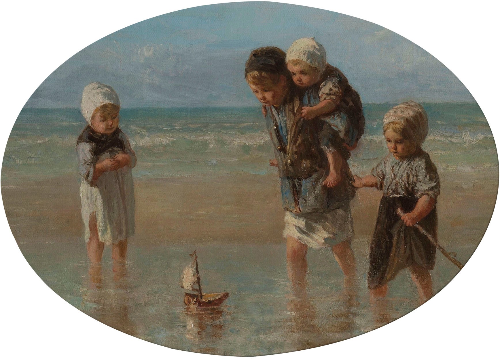 Art for the home Leinwandbild »Kinder Meer (Jozef Israëls)«, (1 St.) günstig online kaufen