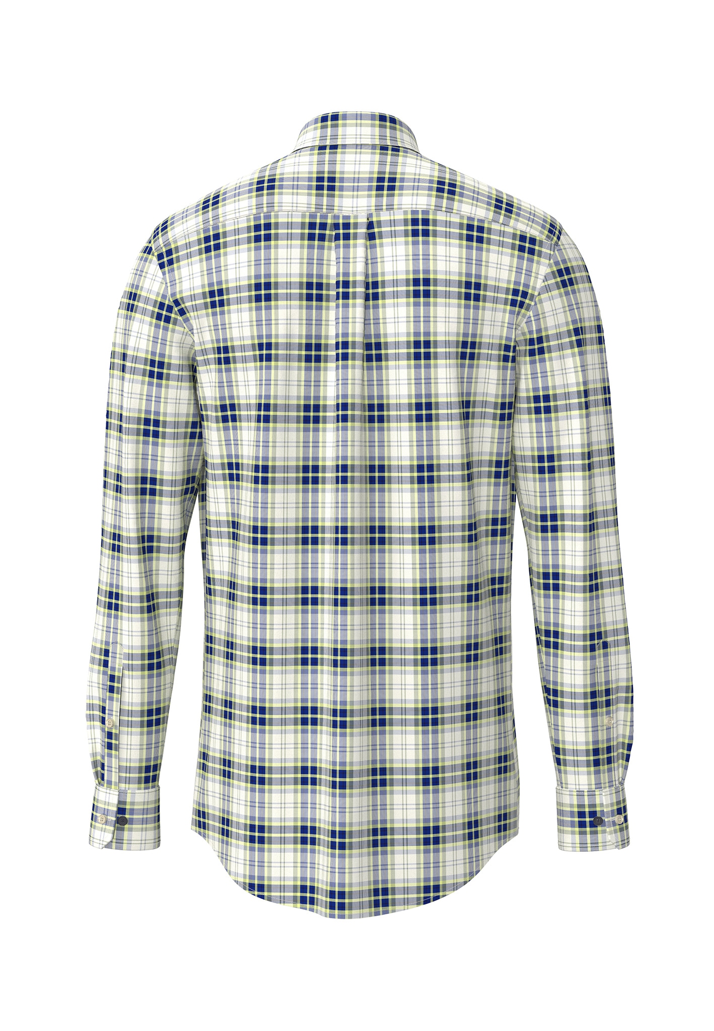 FYNCH-HATTON Langarmhemd »Washed Oxford Check« mit Button-Down-Kragen