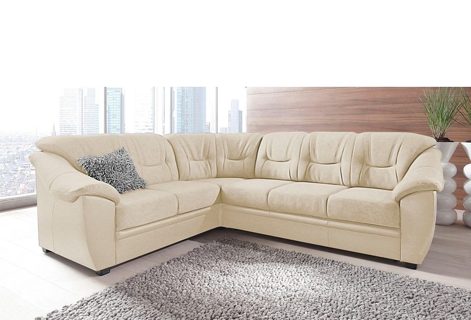 sit&more Ecksofa »Savona L-Form, B: 262 cm« optional Bettfunktion, Federker günstig online kaufen
