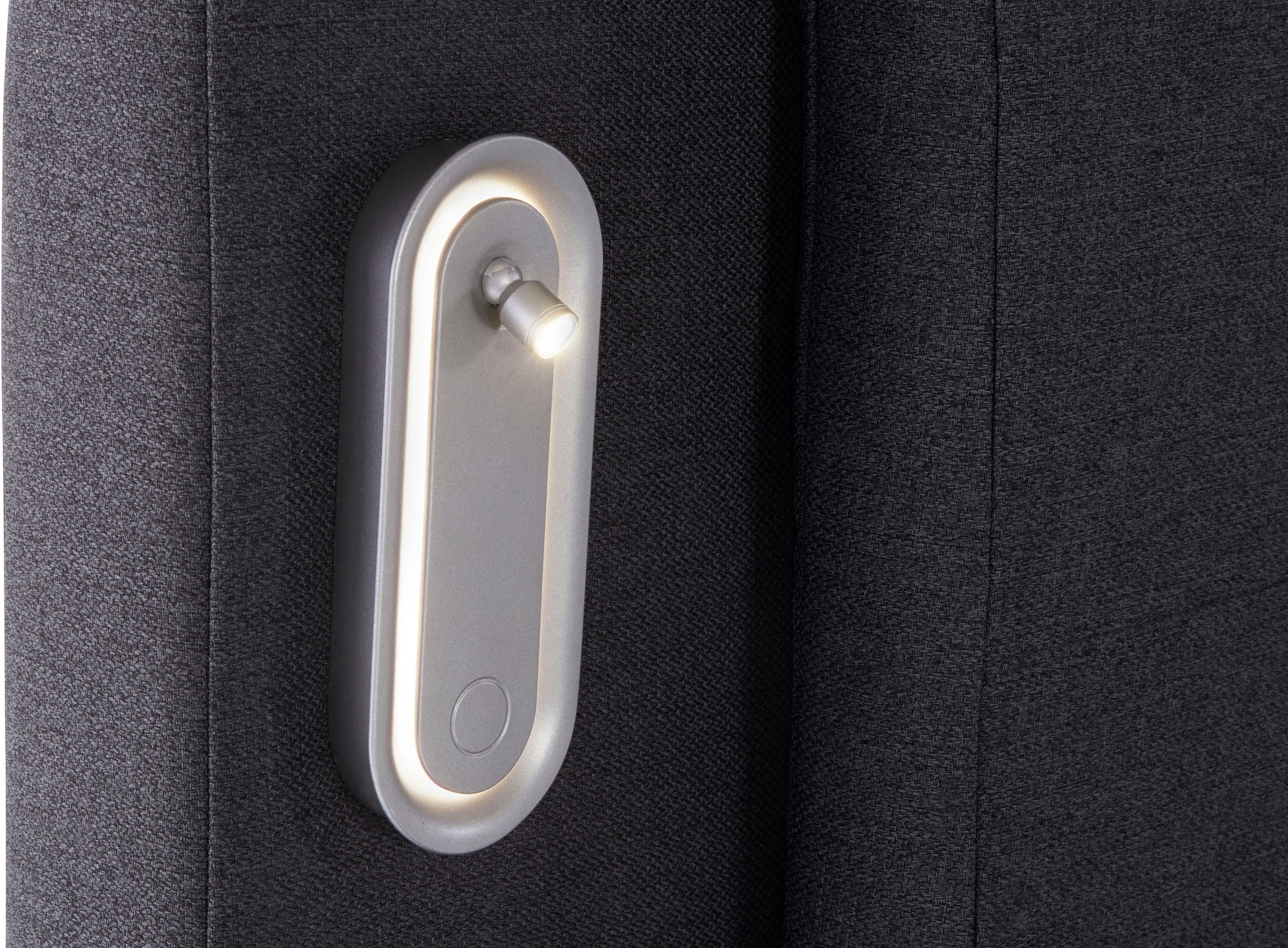 COLLECTION AB Boxspringbett »Borna«, inklusive Bettkasten, LED-Beleuchtung und Topper