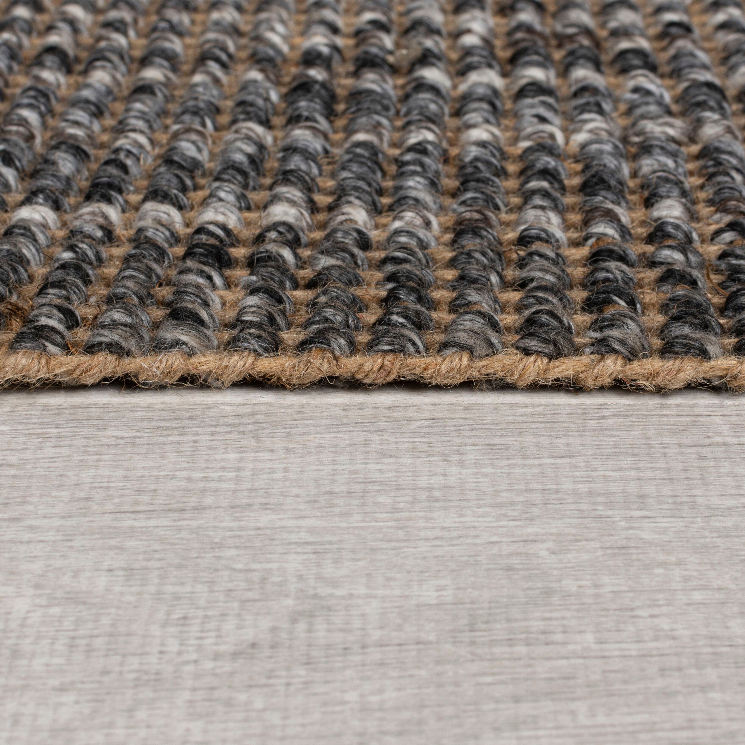 FLAIR RUGS Teppich »Jute Ombre«, rechteckig, 8 mm Höhe