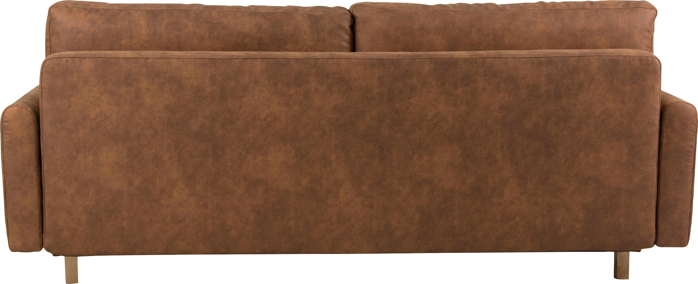 Home affaire 3-Sitzer »TRIPLO optionale Schlafsofa mit Bettkasten, Maße B/T/H: 215/100/89 cm«, Wahlweise Bettfunktion - Liegefläche 145x191 cm, Rücken-, Zierkissen