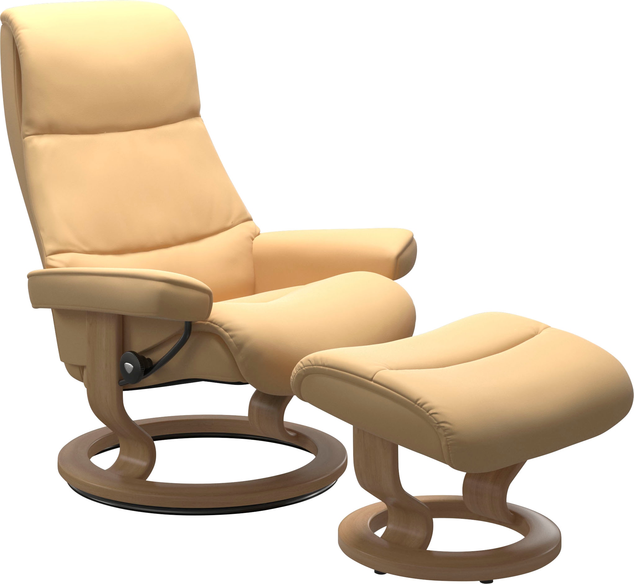 Stressless® Relaxsessel »View« Set, Relaxsessel mit Hocker, mit Classic Bas günstig online kaufen