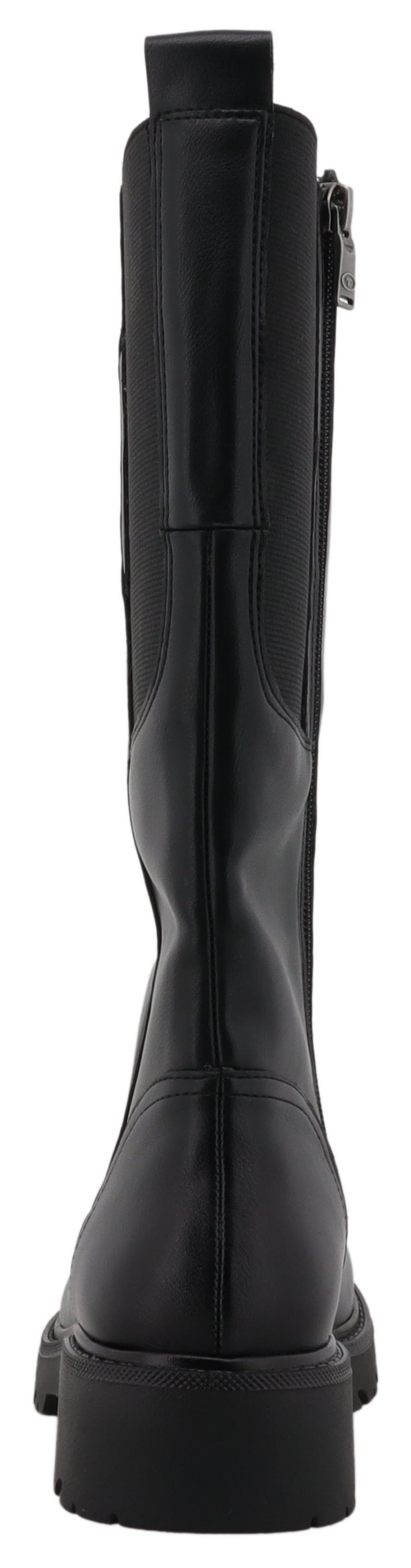 TOM TAILOR Reißverschlussstiefel  Langschaftstiefel mit Blockabsatz