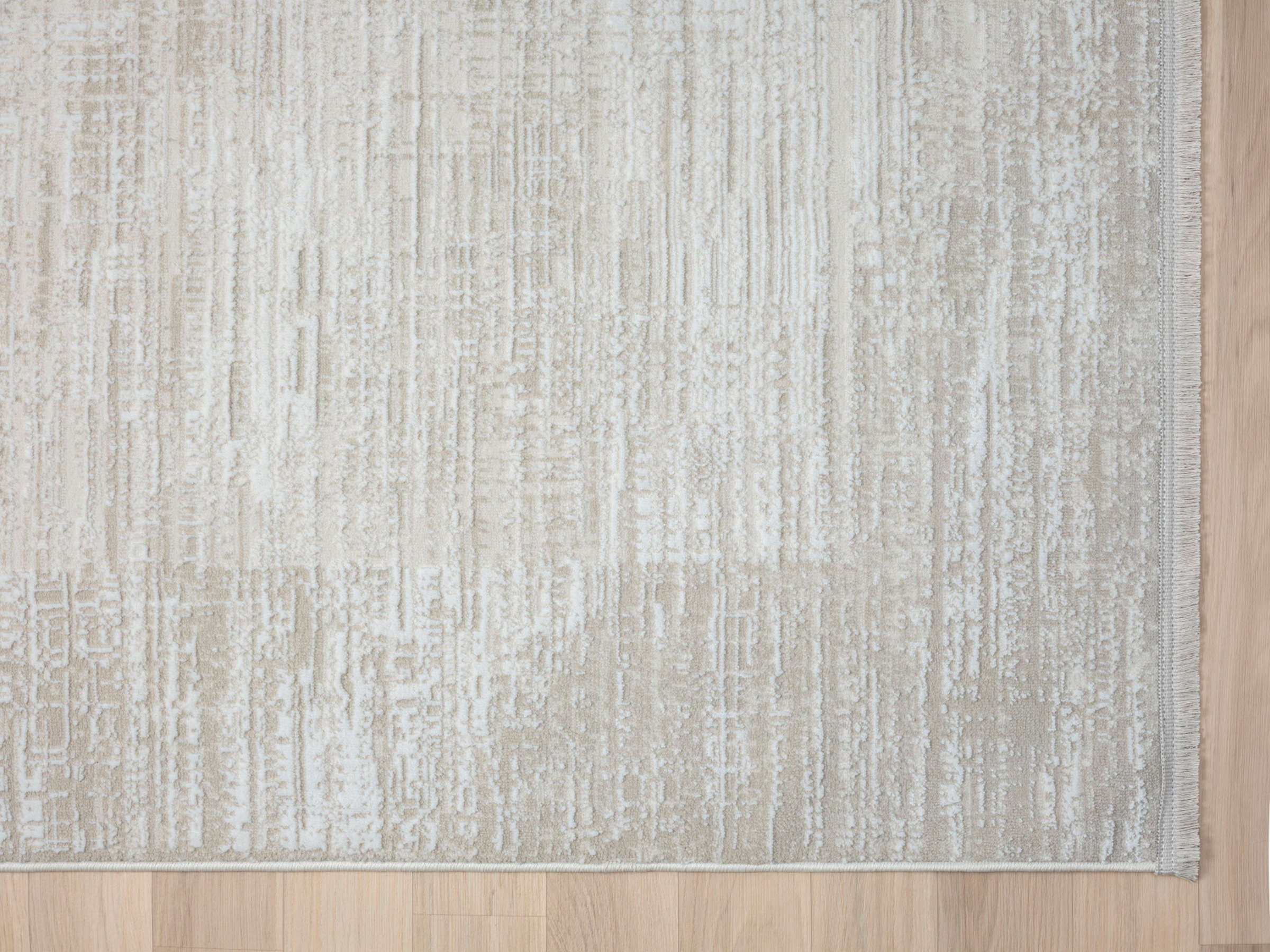 Myflair Möbel & Accessoires Teppich »My Heaven Lagerräumung«, rechteckig, 10 mm Höhe, Kurzflor, Scandi-Look, besonders weich durch Microfaser, mit Fransen