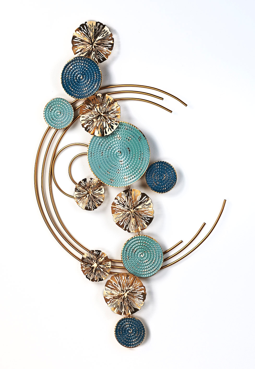 locker Wanddekoobjekt »Wandbild GOLDEN CIRCLES«