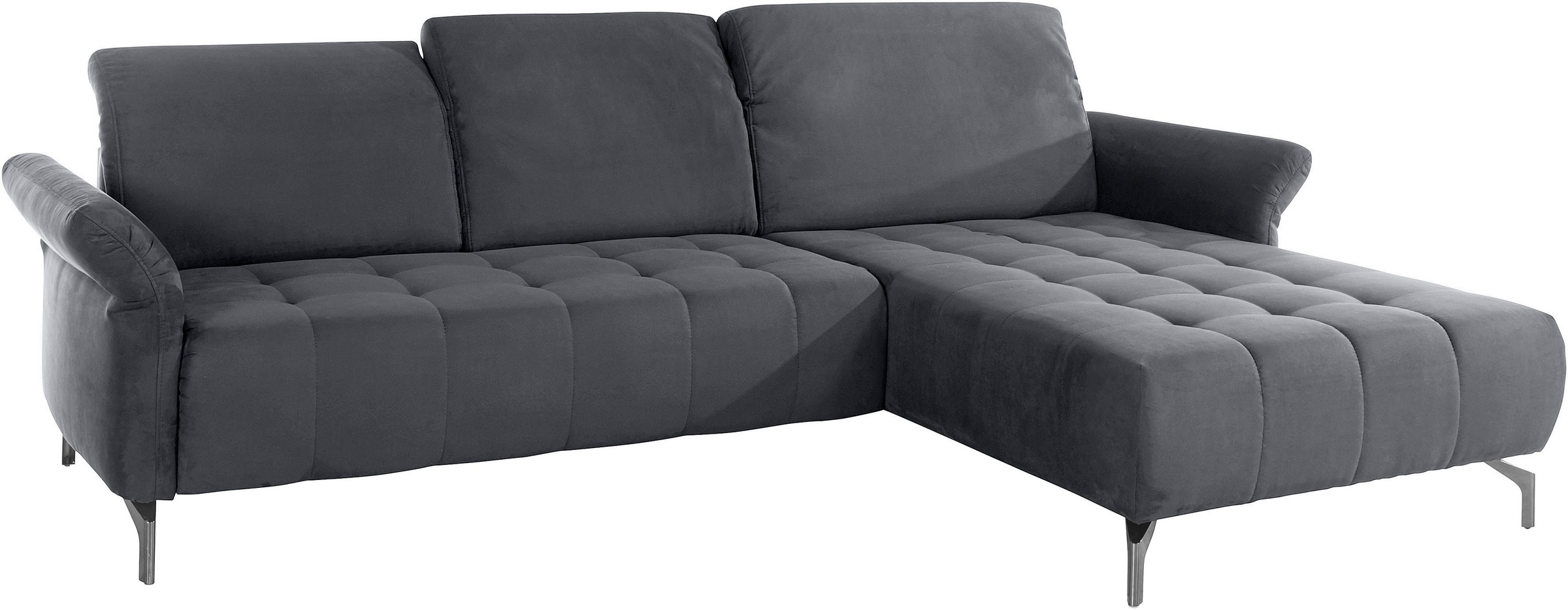 INOSIGN Ecksofa »Fresh L-Form«, Federkern, wahlweise Kopfteilverstellung und motorischer Vorziehsitz