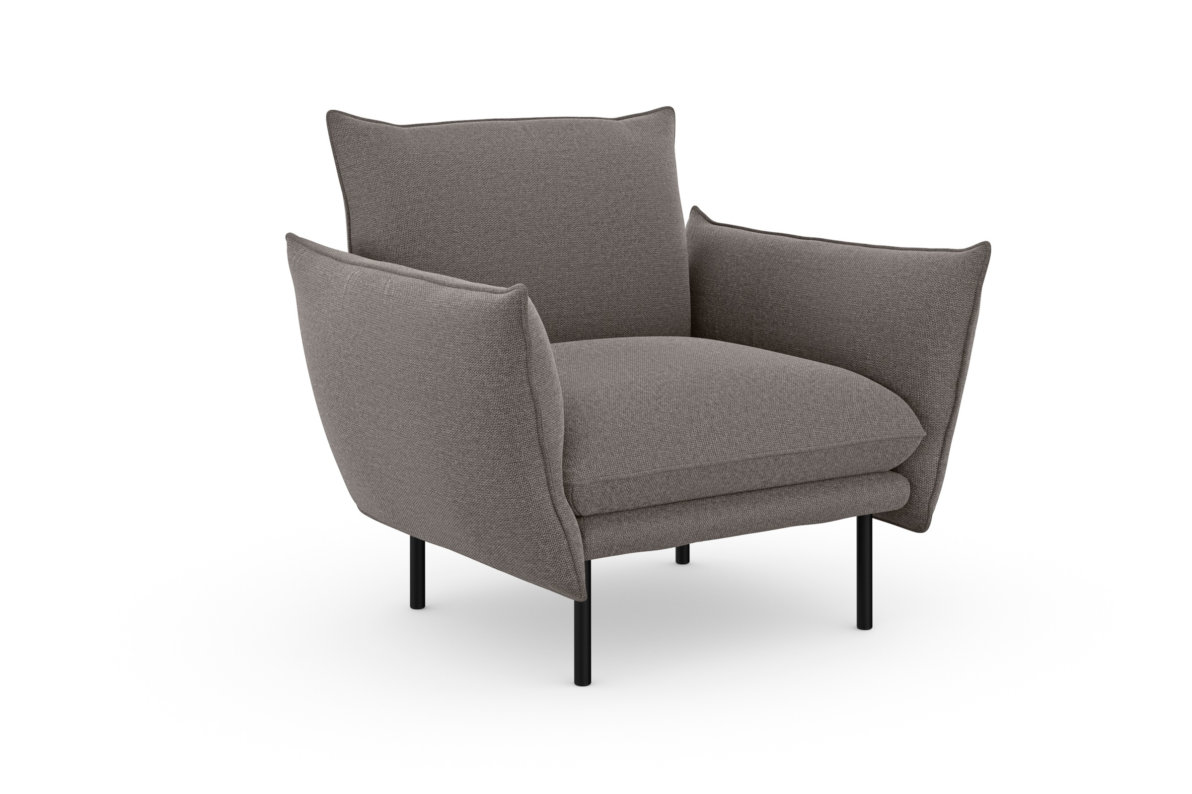 andas Sessel »Stine Cocktailsessel«, Besonderes Design durch Kissenoptik und Keder, by Morten Georgsen