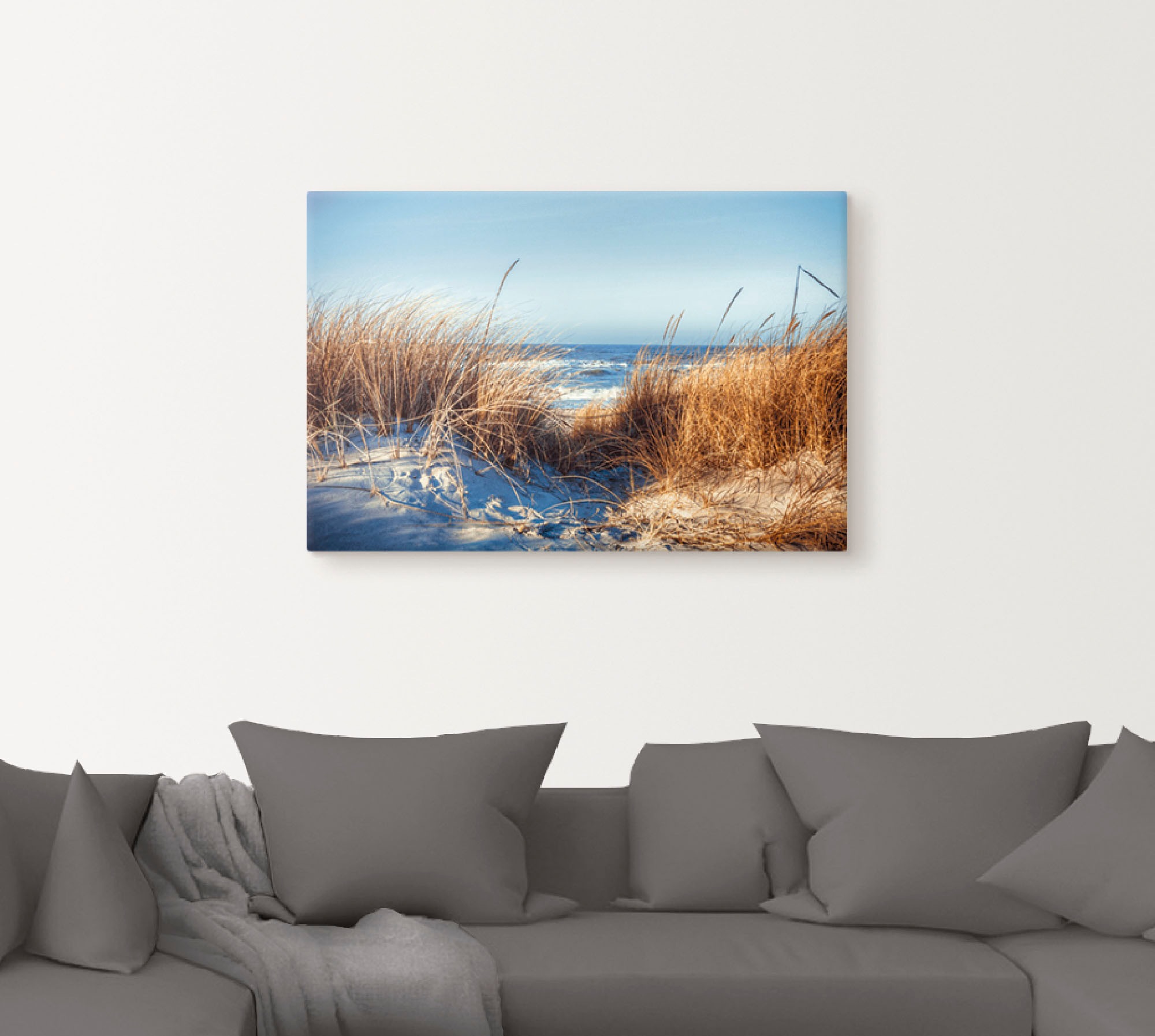 Artland Wandbild »Am Strand«, Strand, (1 St.), als Leinwandbild, Poster in günstig online kaufen