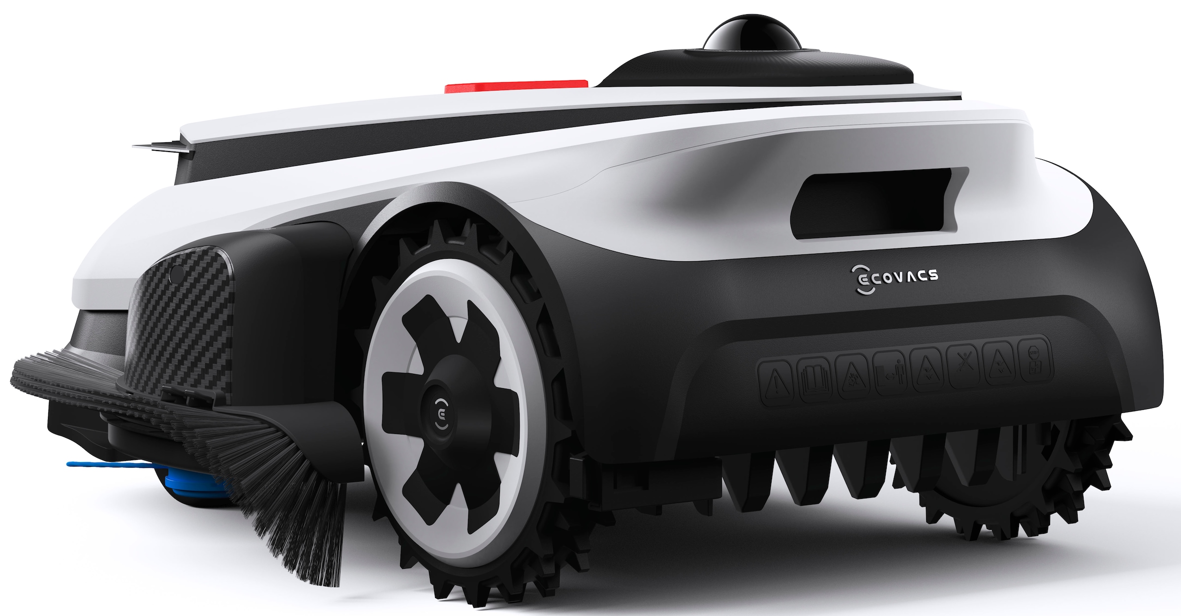 ECOVACS Rasenmähroboter »GOAT A1600 LiDAR PRO« Mäheffizienz von 400 m²/h, Trimmer (8500 rpm),   Dual-LiDAR Navigation, leistungsstarker 32-V Energieplattform