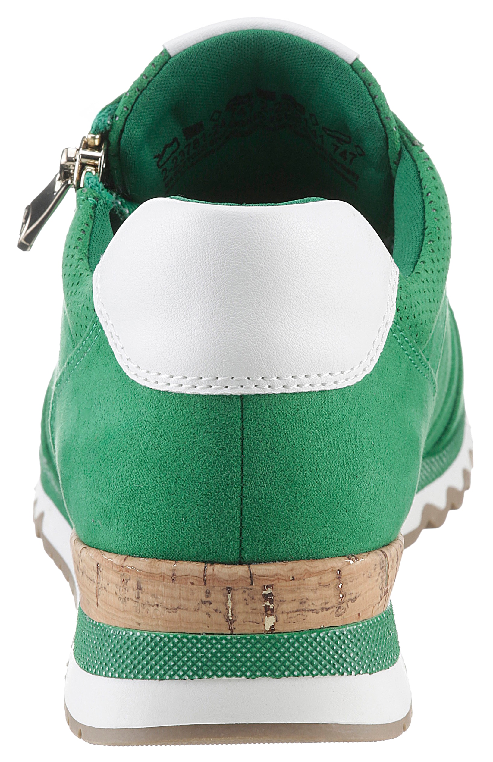 MARCO TOZZI Keilsneaker  , Freizeitschuh, Halbschuh, Schnürschuh in veganer Verarbeitung