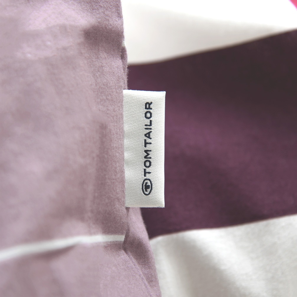 TOM TAILOR HOME Kissenbezug »Bold Check« in Soft-Renforcé Qualität