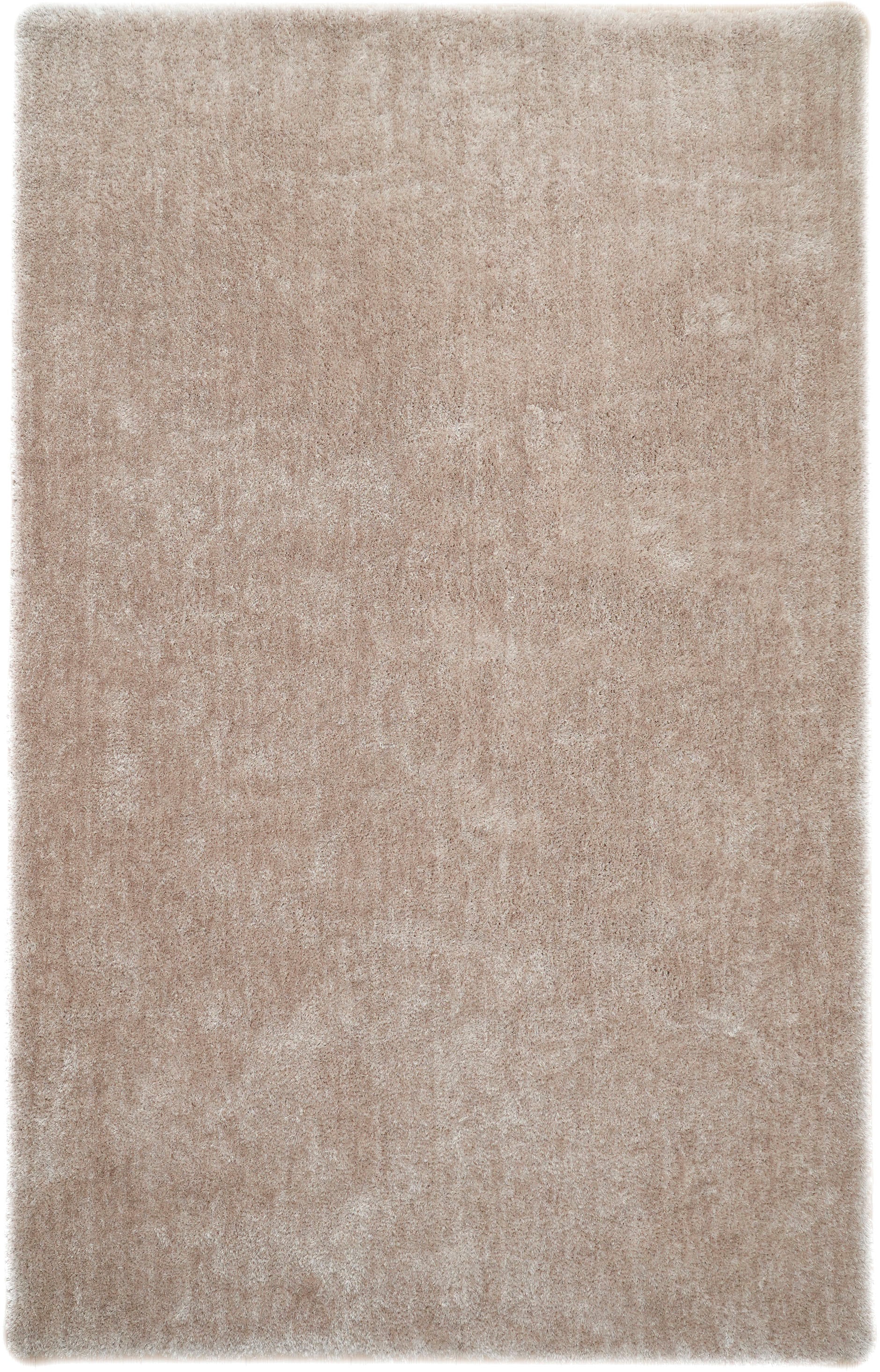 my home Hochflor-Teppich »Dana light, besonders weich, Mikrofaser Teppiche«, rechteckig, 25 mm Höhe, uni, leichter Glanz, Wohnzimmer, Schlafzimmer, Esszimmer