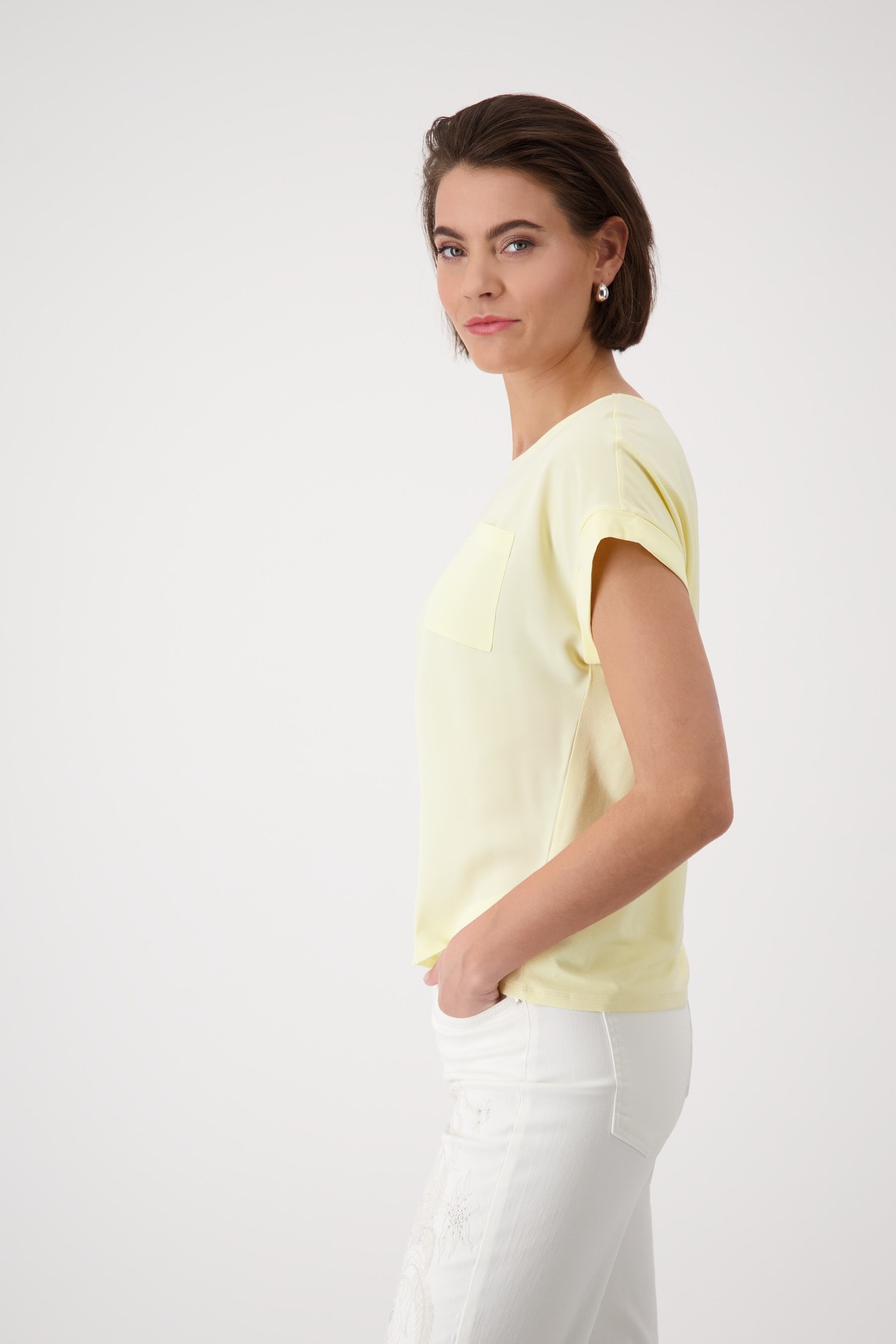 Monari Schlupfbluse, mit aufgesetzter Tasche
