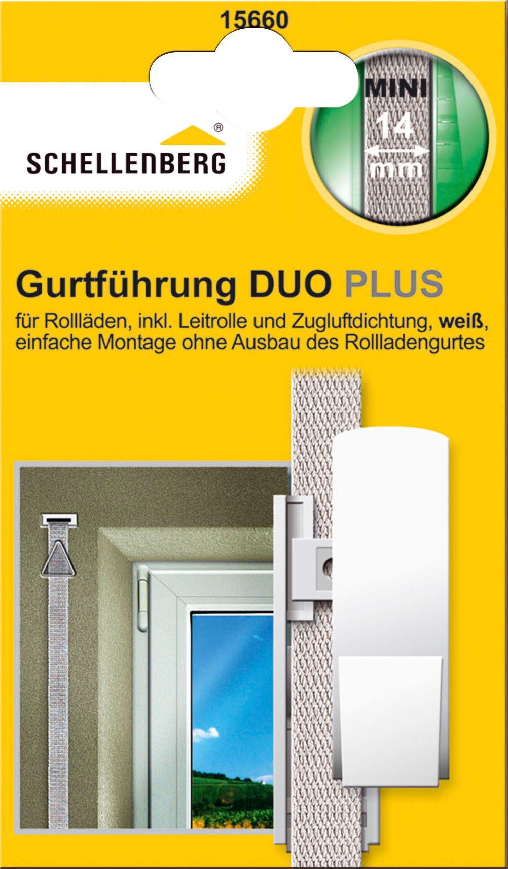 SCHELLENBERG Rollladen-Gurtführung »Duo Plus für das Rollladensystem Mini« günstig online kaufen