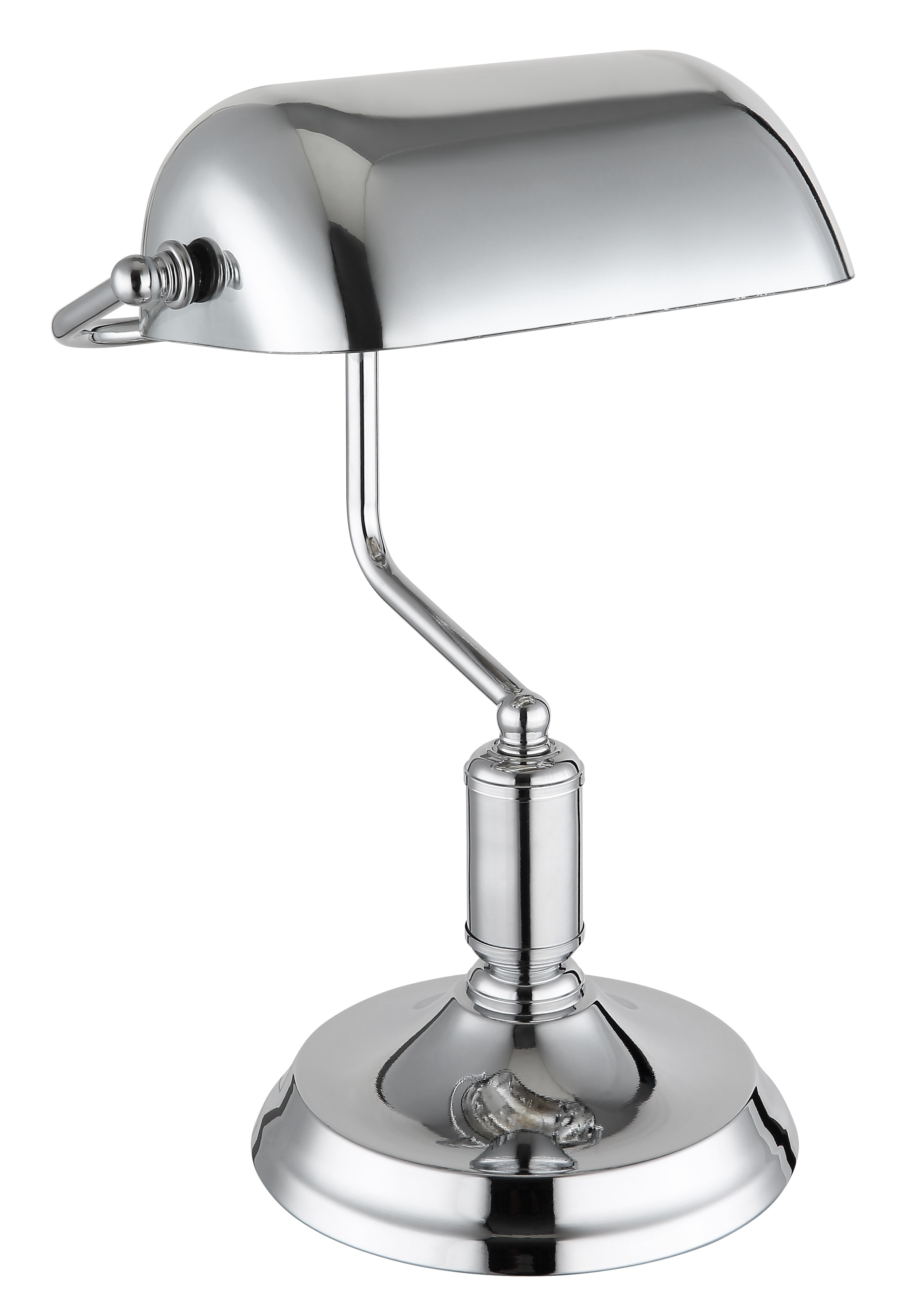my home Tischleuchte »Estelle«, 1 flammig, Leuchtmittel E27 | ohne Leuchtmittel, Wippschalter am Kabel, Bankerlampe