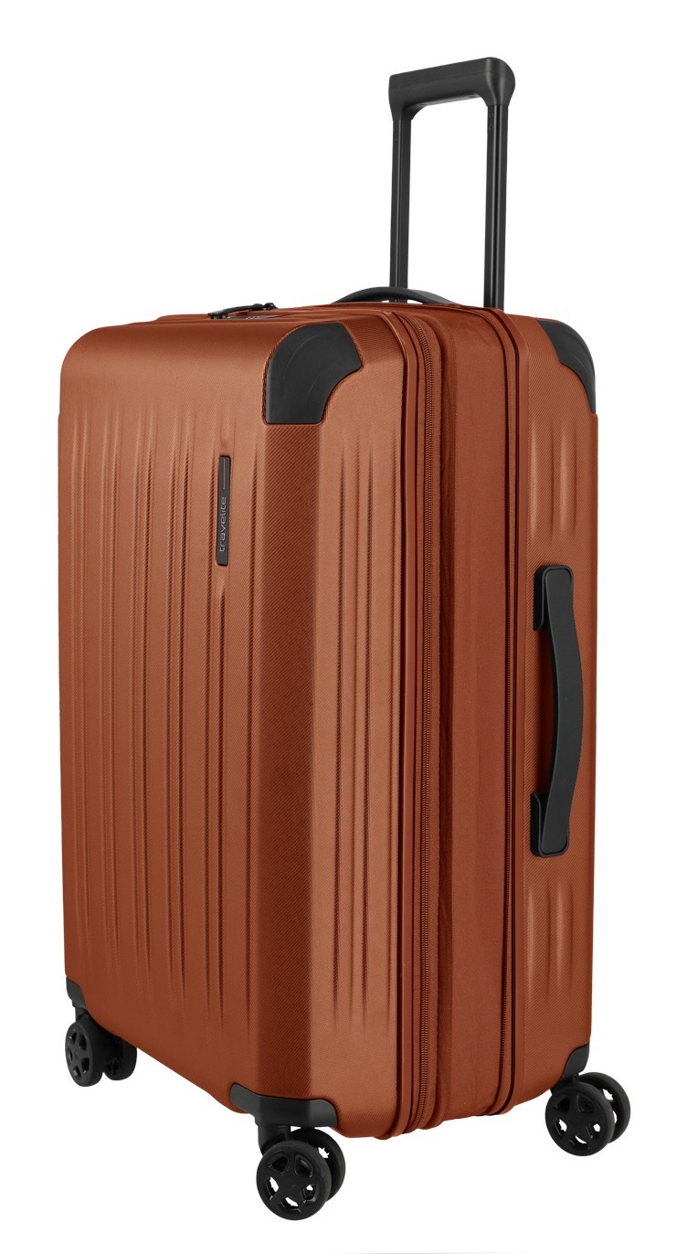 travelite Trolleyset »DYNAMIIC S/M/L, verschiedene Farben«, (Set, 3 tlg., S/M/L), Hartschalen-Koffer ABS Volumenerweiterung bei M/L