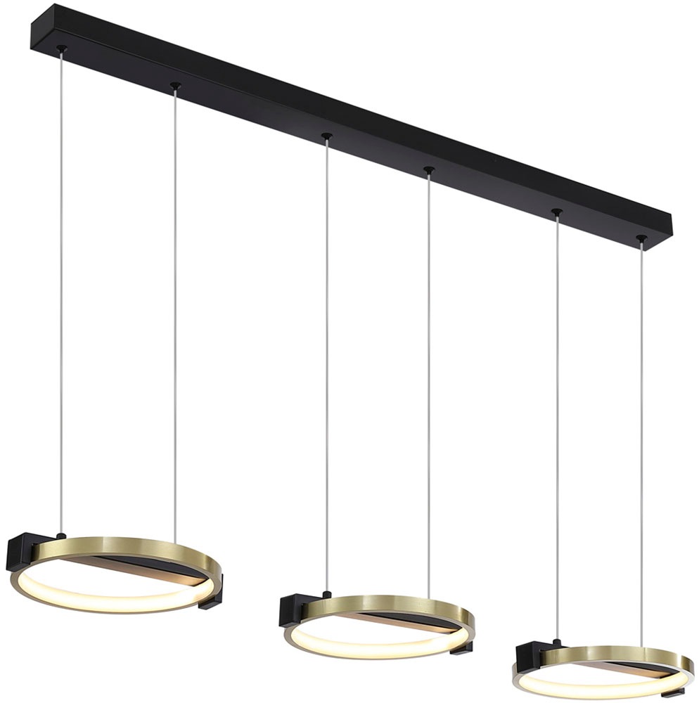 Searchlight LED-Hängeleuchte »Hängeleuchte Aerial, 3-flammig« LED-Modul 1 Stk. Warmweiß Minimalistisches Ambiente