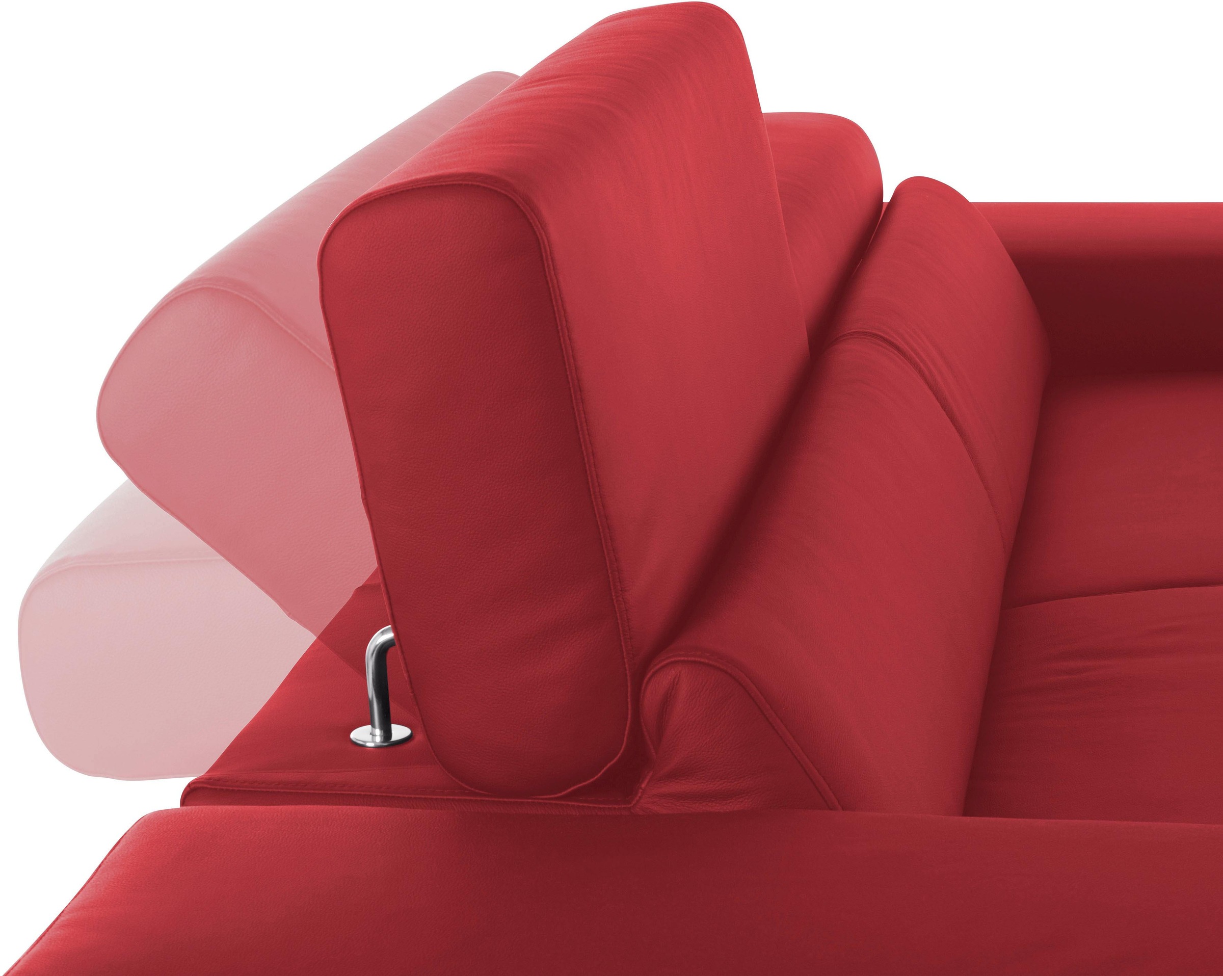 W.SCHILLIG 2,5-Sitzer »finn«, German Design Award 2016, Fußgestell Nussbaum natur, Breite 230 cm