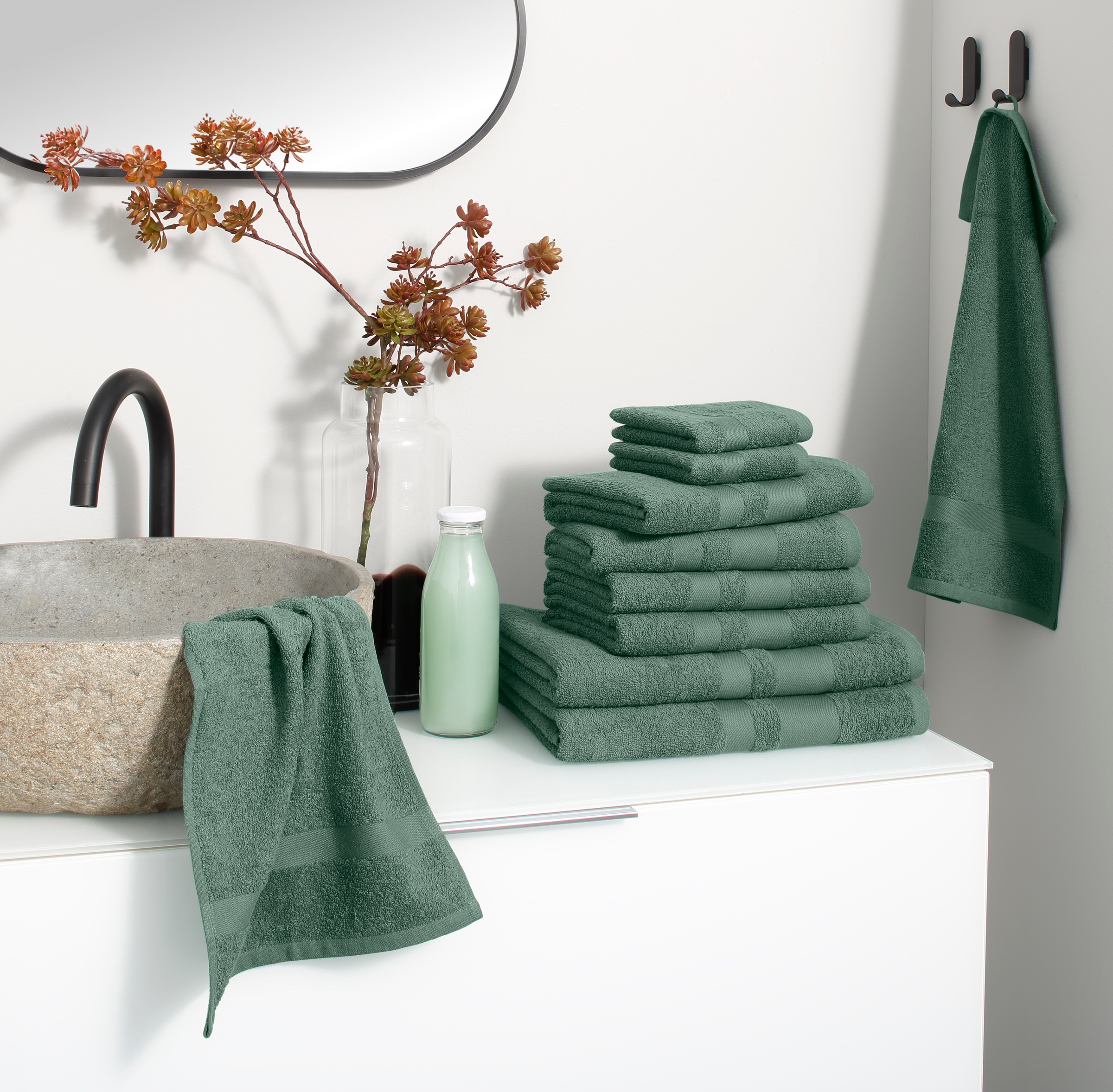 my home Handtuch Set »Vanessa, 10-tlg Handtuch-Set, in Standard- und Premiu günstig online kaufen