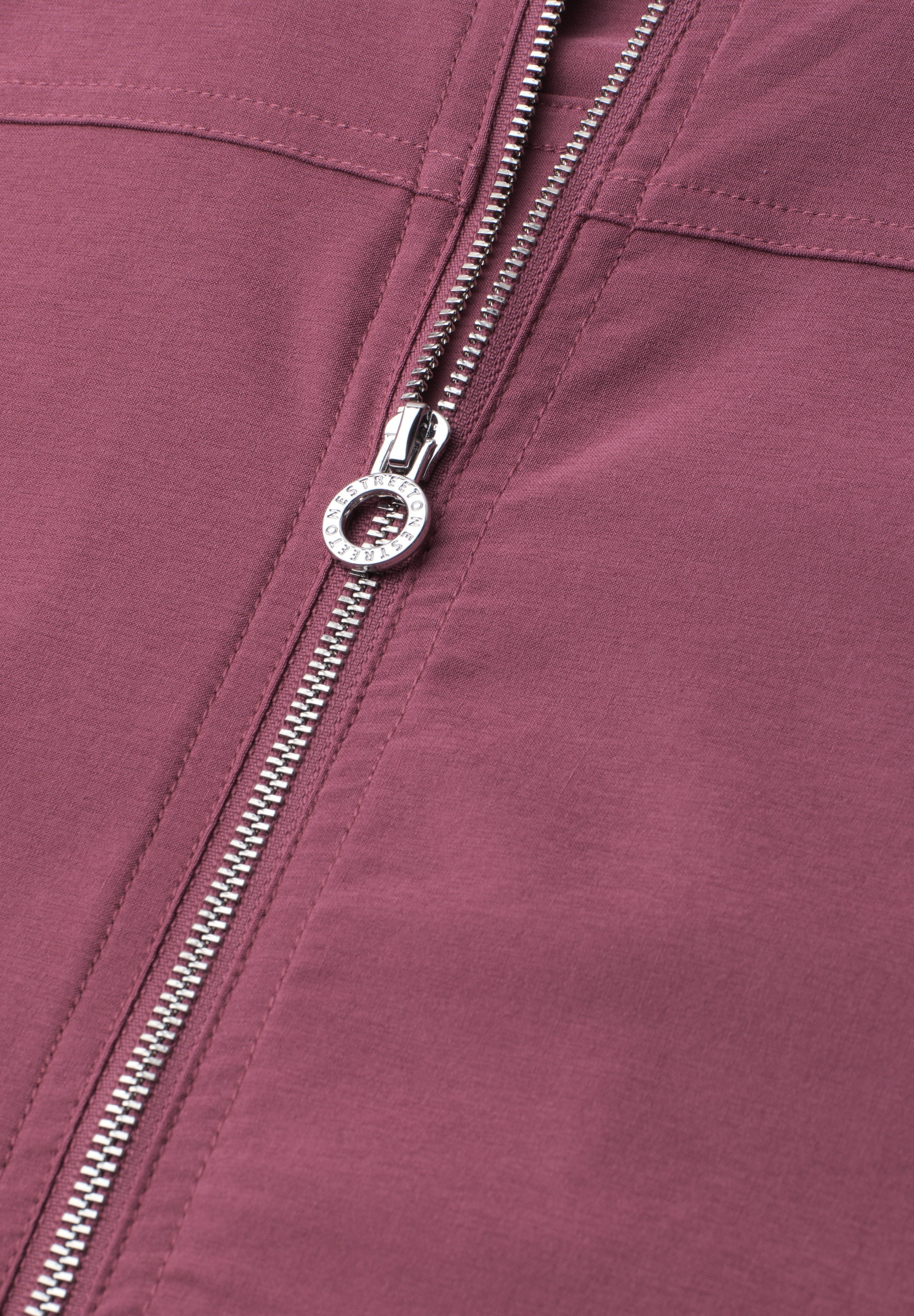 STREET ONE Blouson ohne Kapuze Langarm Blouson mit Zipper