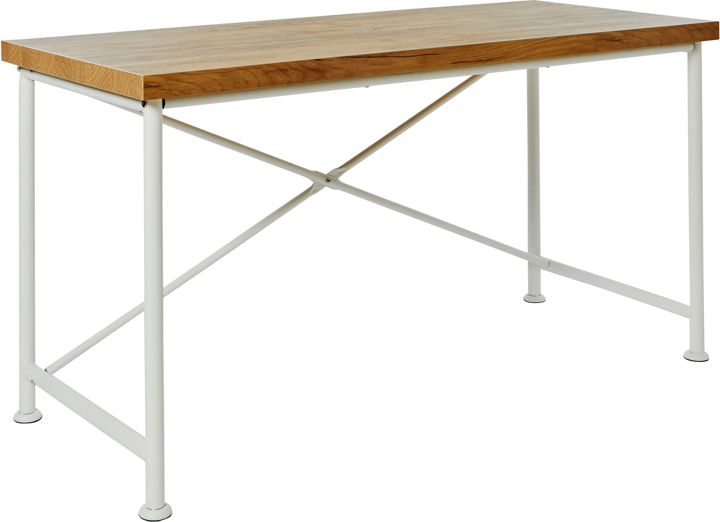 Jahnke Schreibtisch »CRAFT«, Breite 140 cm, Schreibtisch im Industrie-Design