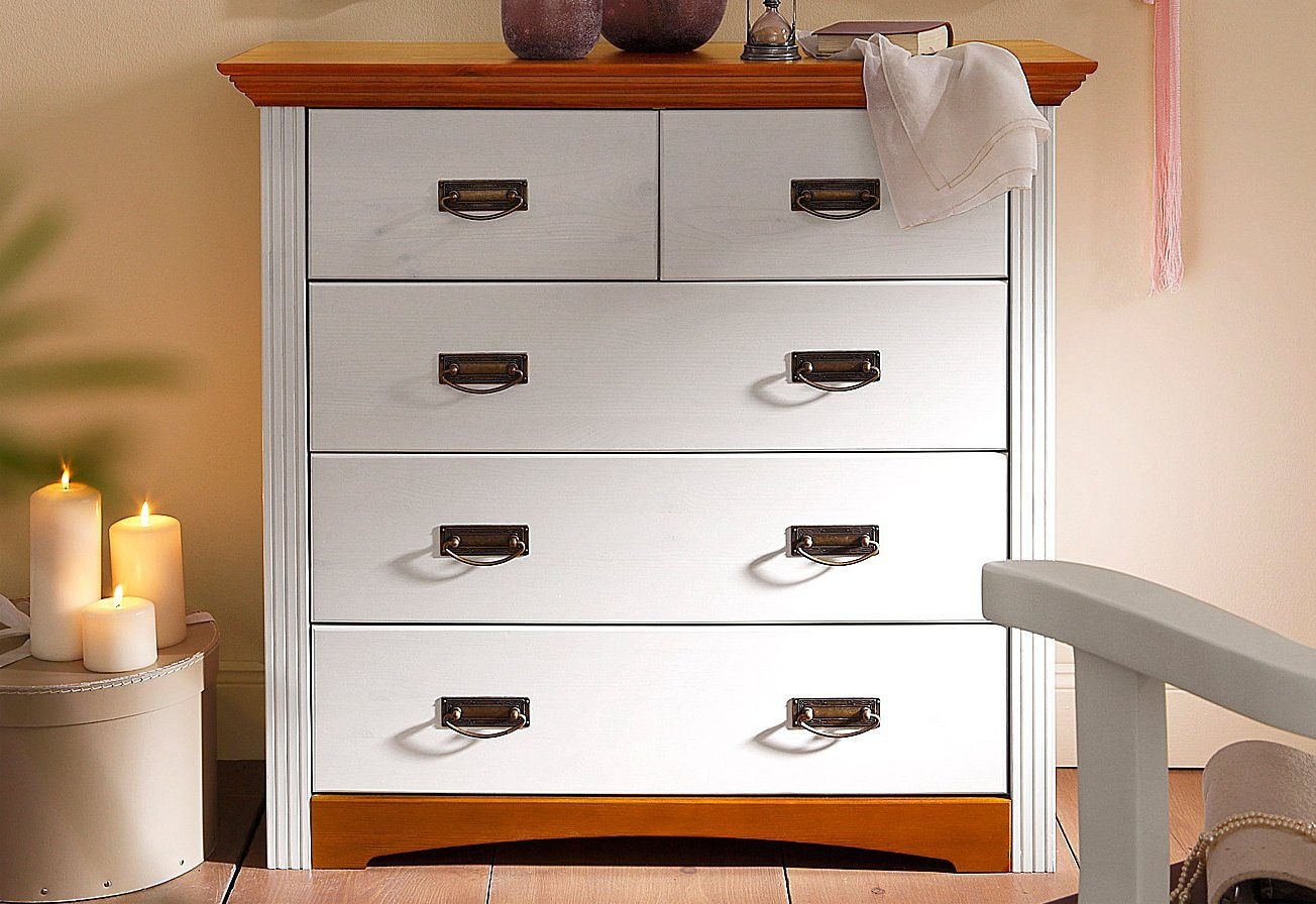 OTTO home Schubkastenkommode »Konrad« Breite 94 cm, aus massiver, FSC®-zert günstig online kaufen