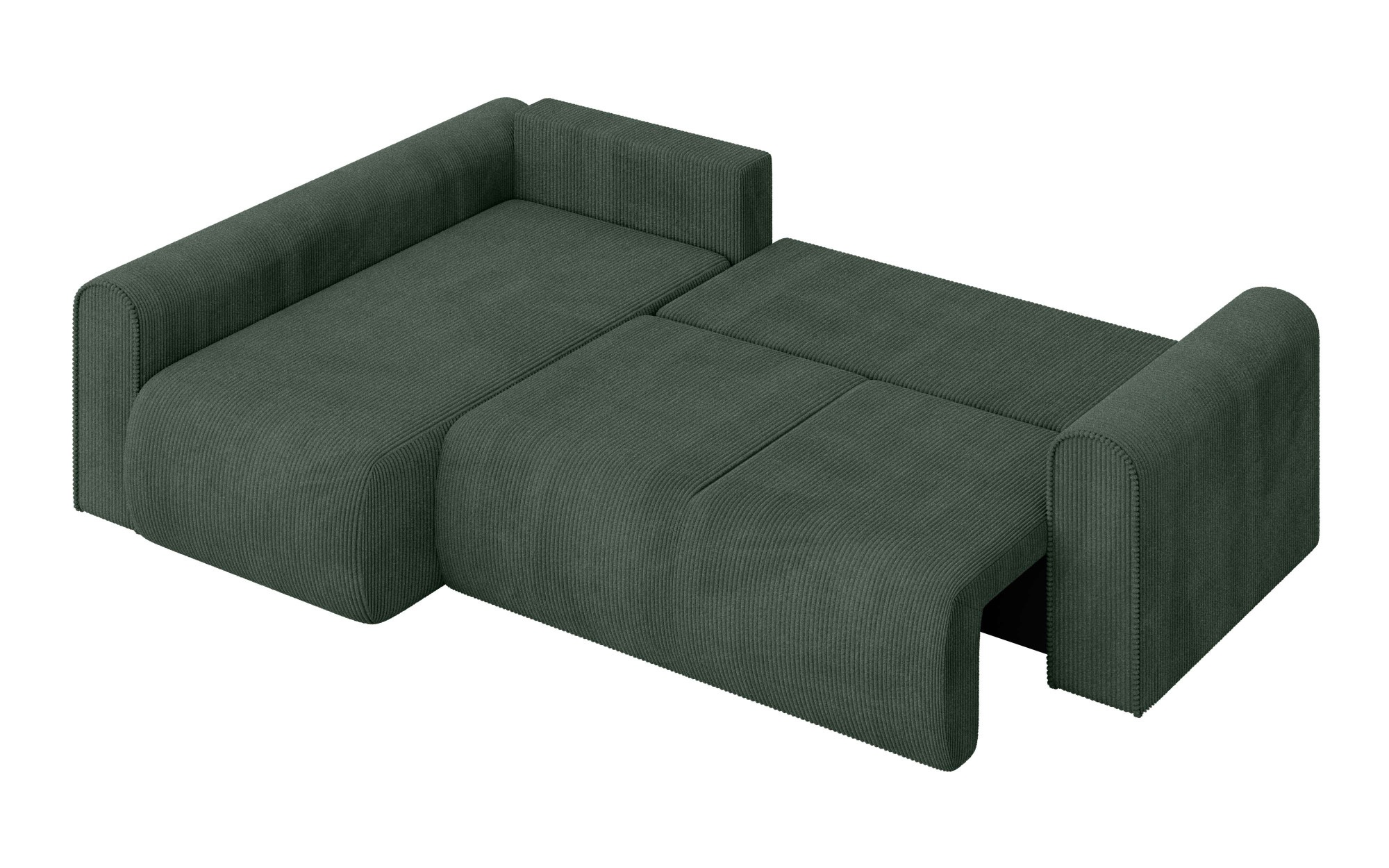 INOSIGN Ecksofa »Zacharia wahlweise Schlafsofa mit Bettkasten, B/T/H 250/166/86 cm«, L-Form mit Wellenunterfederung, Ottomane rechts oder links bestellbar