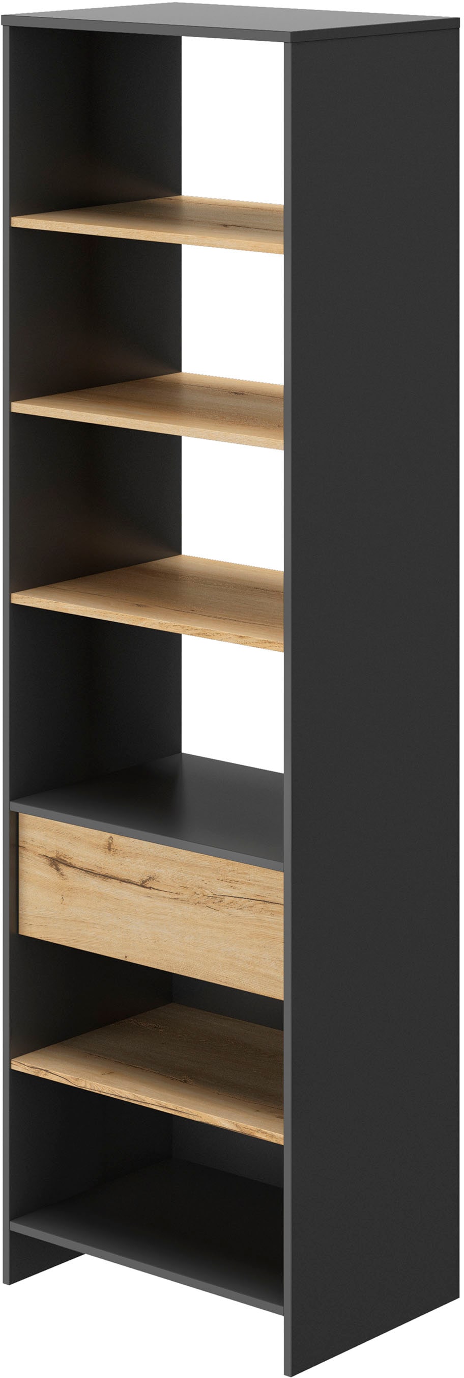 Gami Schlafzimmer-Set »Mimizan« Bett, 2 Kissen und inkl. 2x Nachttische, 1x Kleiderschrank, 1x Kommode, 6 Stk. tlg.