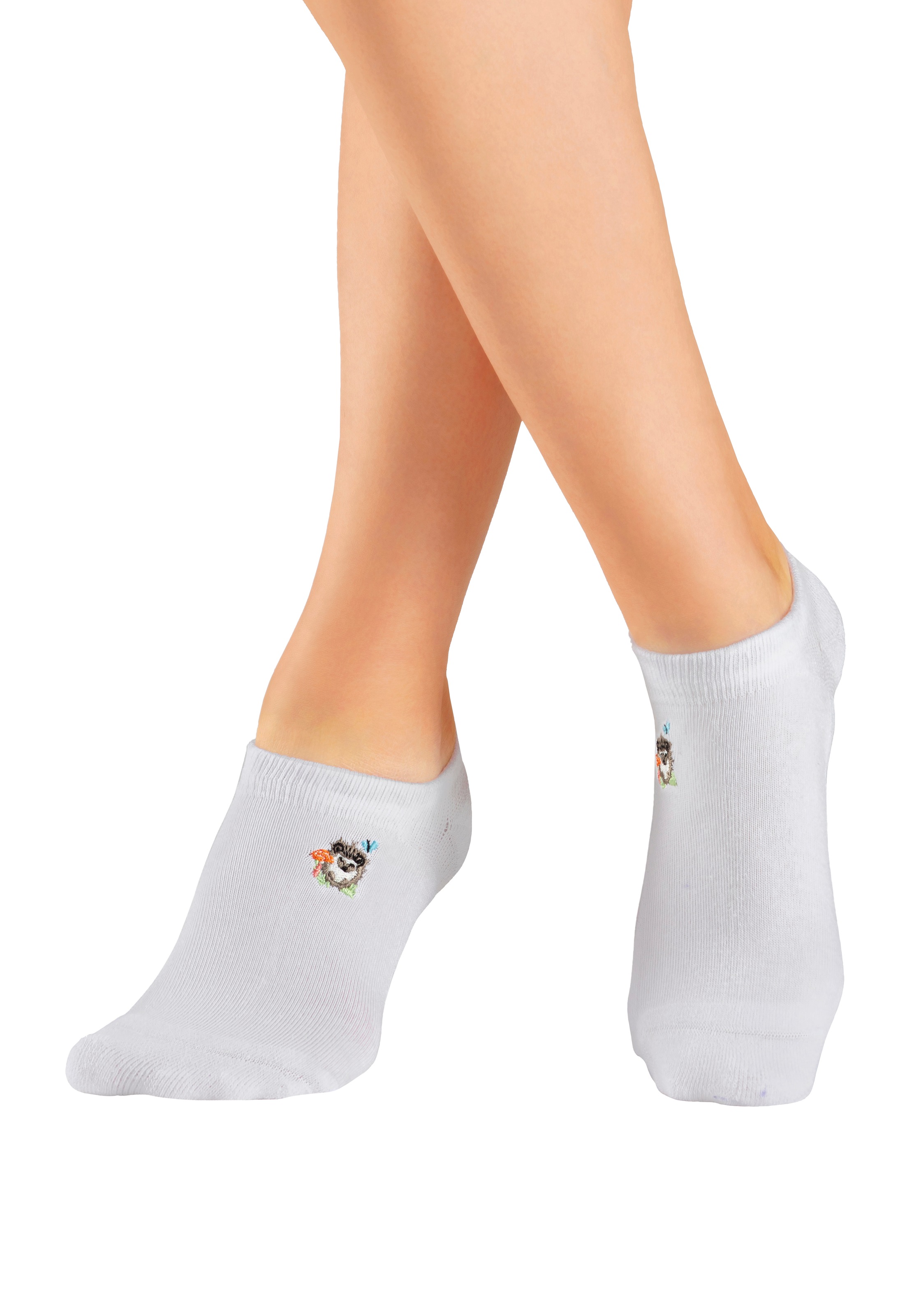 H.I.S Sneakersocken Packung, 5 Paar tlg. mit kleiner Stickerei