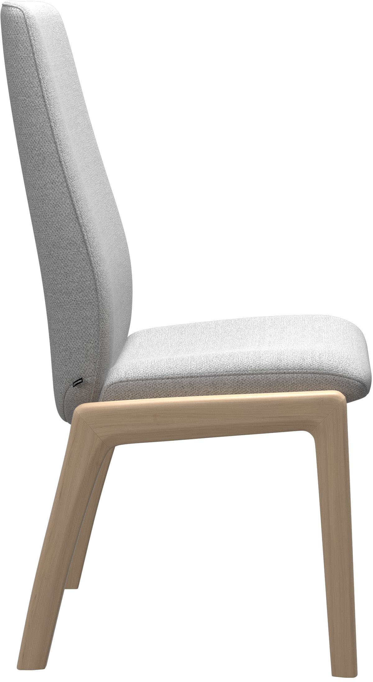 Stressless® Polsterstuhl »Laurel«, ROHLEDER Stoff Q2 FARON, High Back, Größe L, mit abgerundeten Beinen in Eiche natur