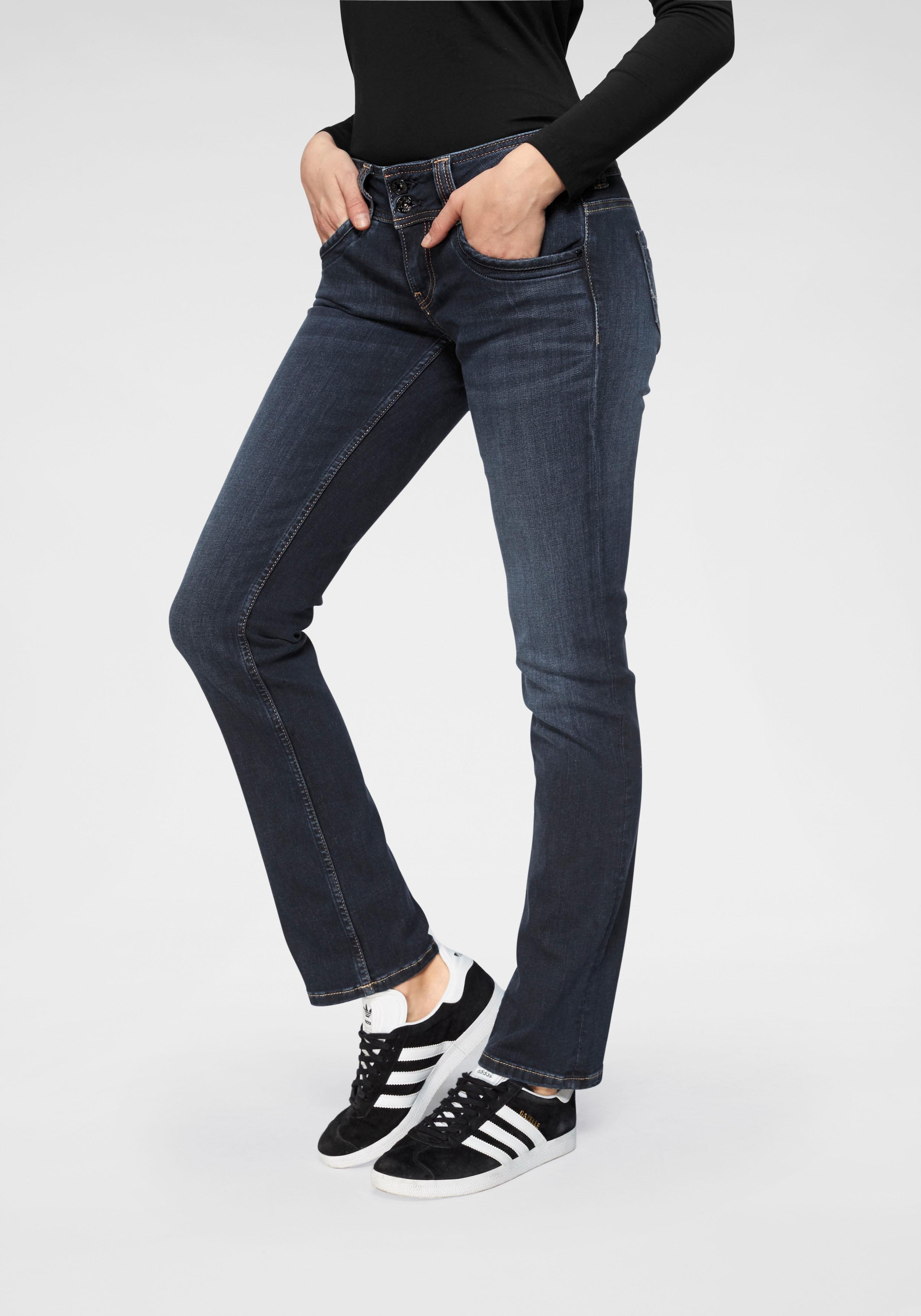in Jeans mit geradem schöner im Pepe und »GEN«, Bein jetzt %Sale Doppel-Knopf-Bund 5-Pocket-Hose Qualtät