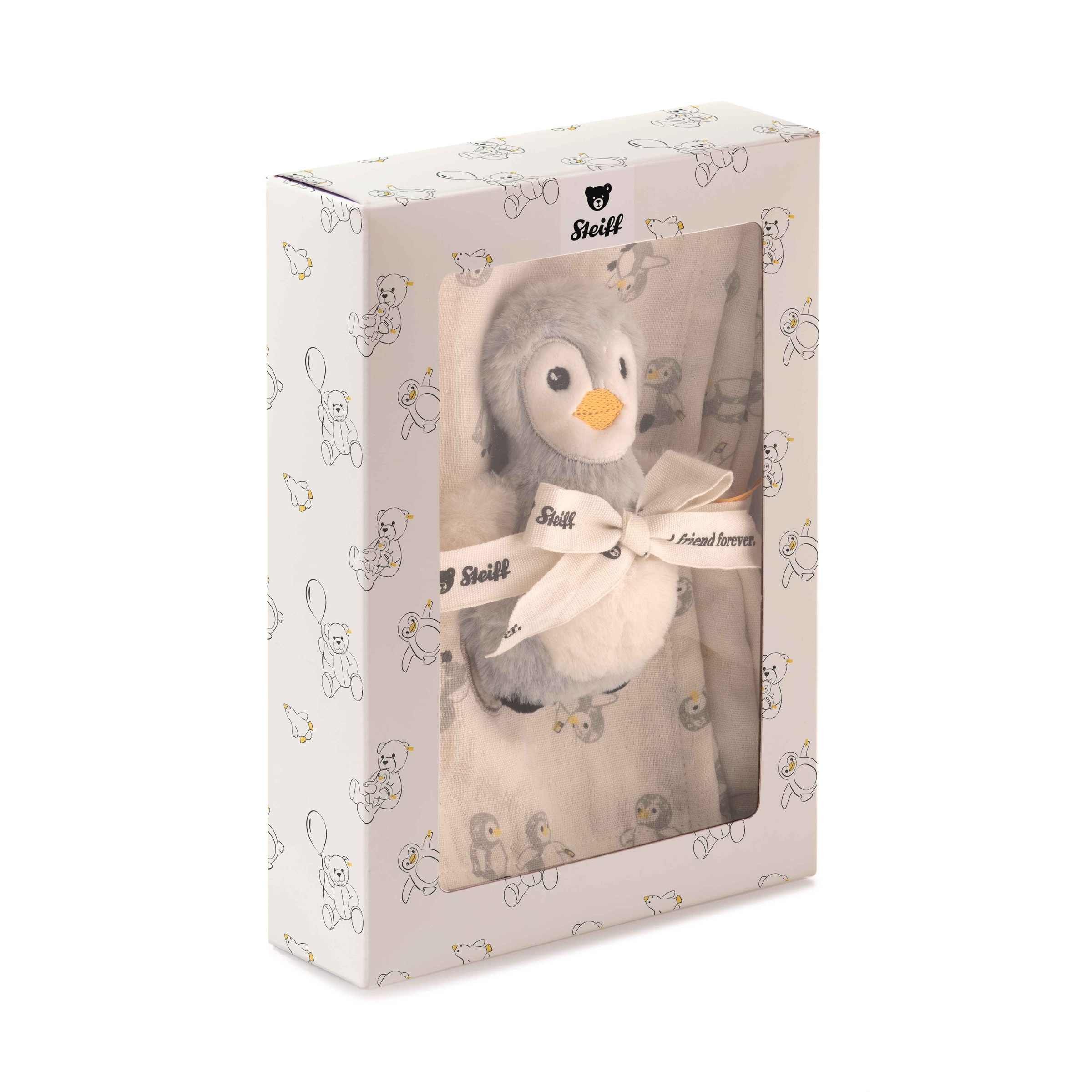 Steiff Kuscheltier-Rassel »Geschenkset Lio Pinguin« 2 tlg.