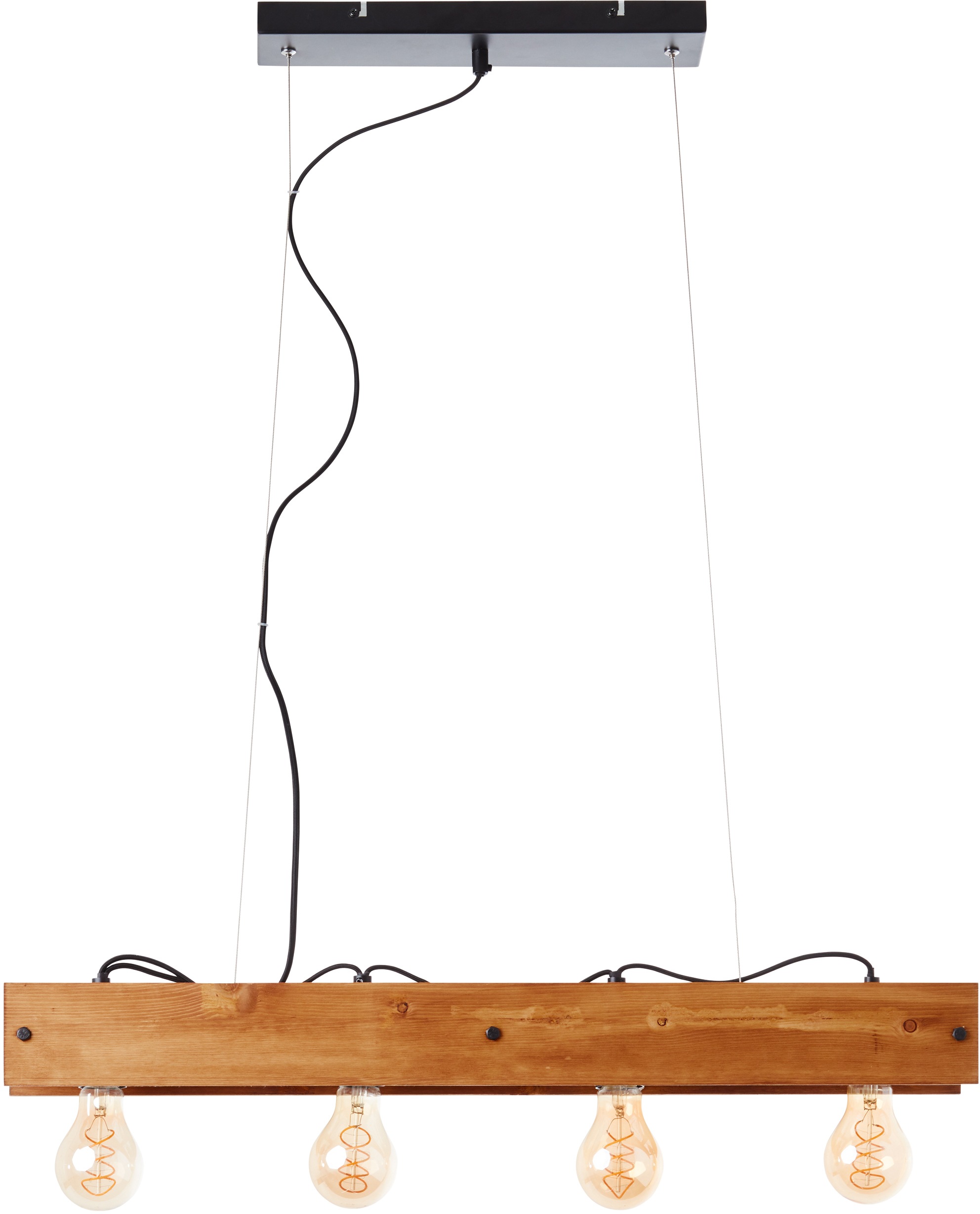 Brilliant Pendelleuchte »Calandra«, 4 flammig, Leuchtmittel E27   ohne Leuc günstig online kaufen