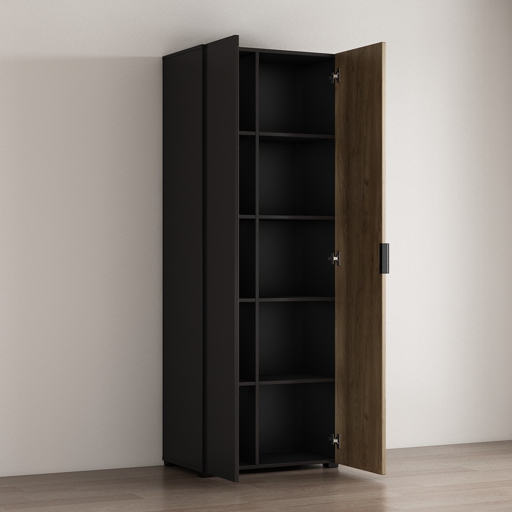 OTTO home Aktenschrank »ASPEA-AS1T5F« Set,  Mehrzweckschrank, modernes Design mit Akustikpaneel-Optik