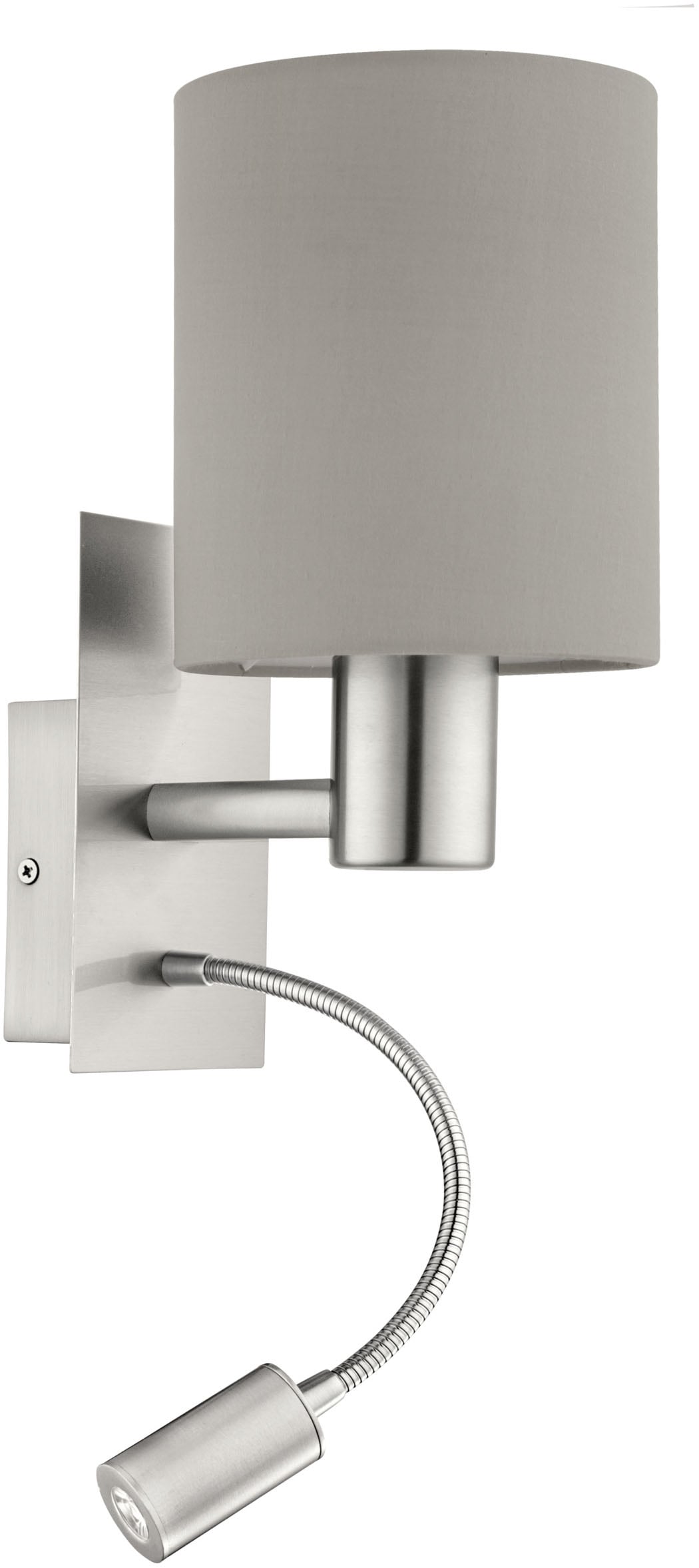 EGLO Wandleuchte »PASTERI Wandlampe - Stahl - E27;LED - 1X40W;1X3,8W - IP20 günstig online kaufen