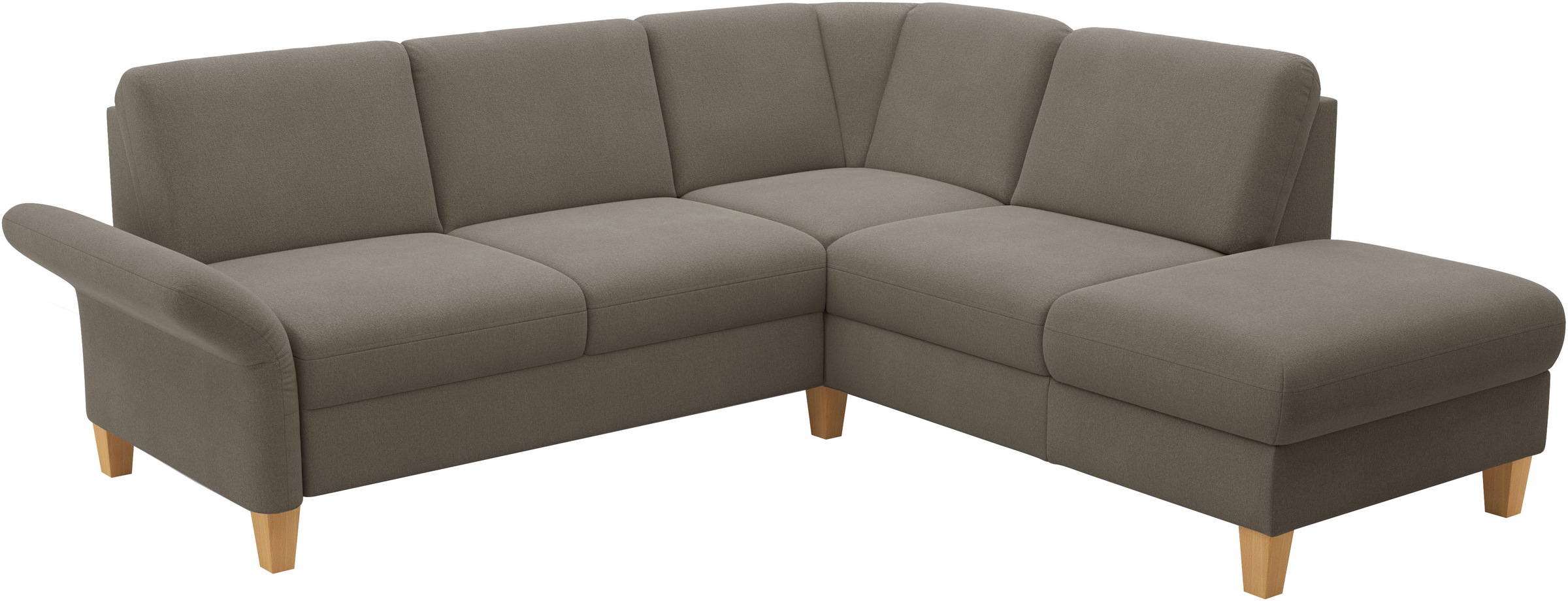 Home affaire Ecksofa »Rochelle, L-Form«, wahlweise mit Armteilverstellung, Bettfunktion und Bettkasten